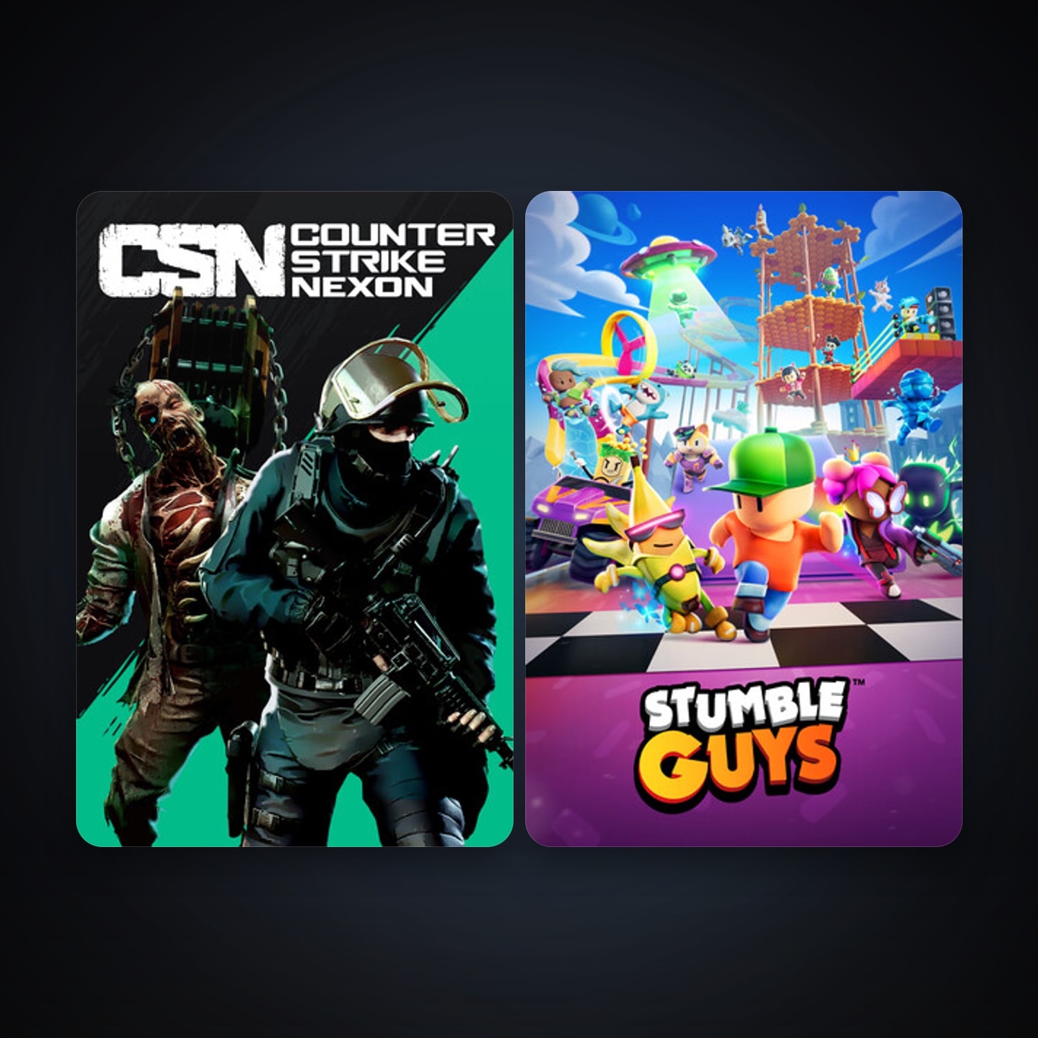 Counter-Strike Nexon: Studio + Stumble Guys, 2 games, clean — HabibiAccounts