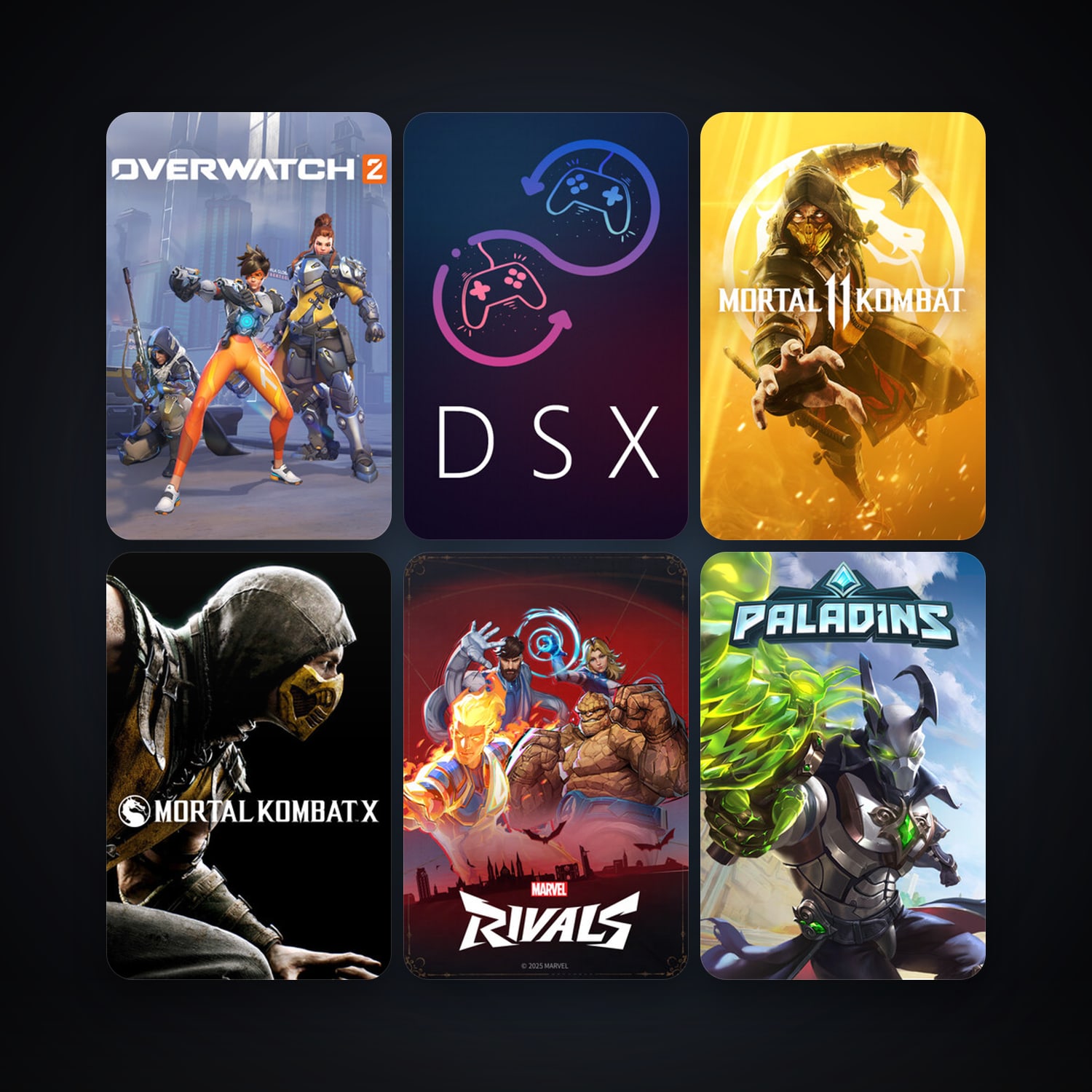 Mortal Kombat X + SMITE, 9 games, clean — HabibiAccounts