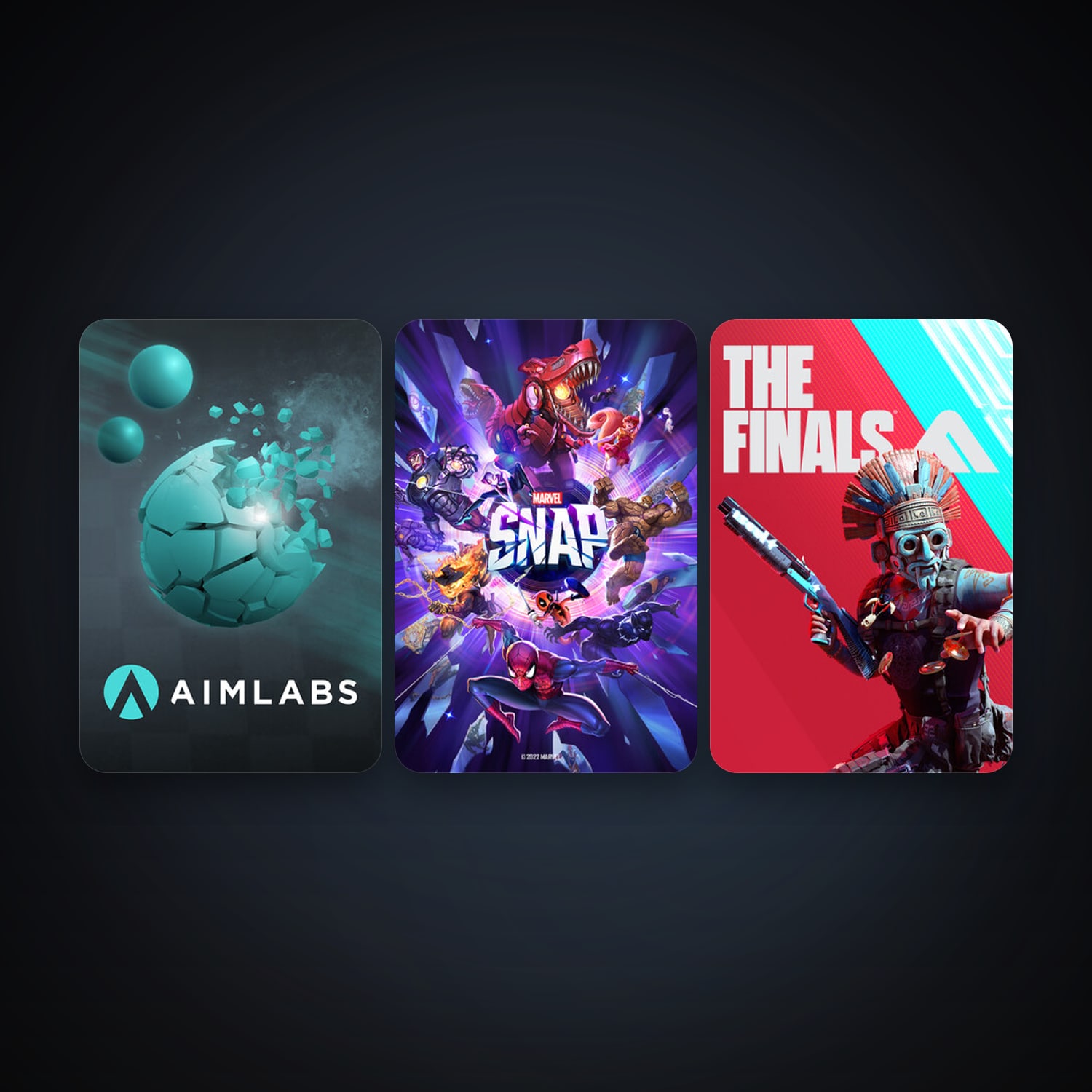 Aimlabs + MARVEL SNAP, 10 games, clean — HabibiAccounts