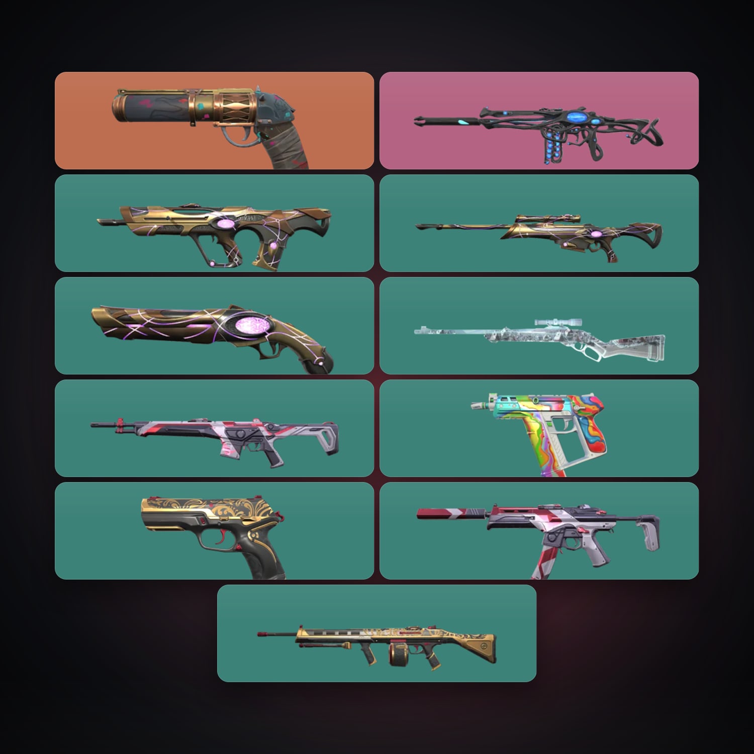 NA Iron 2 locker — 11 skins, lvl 30 — HabibiAccounts