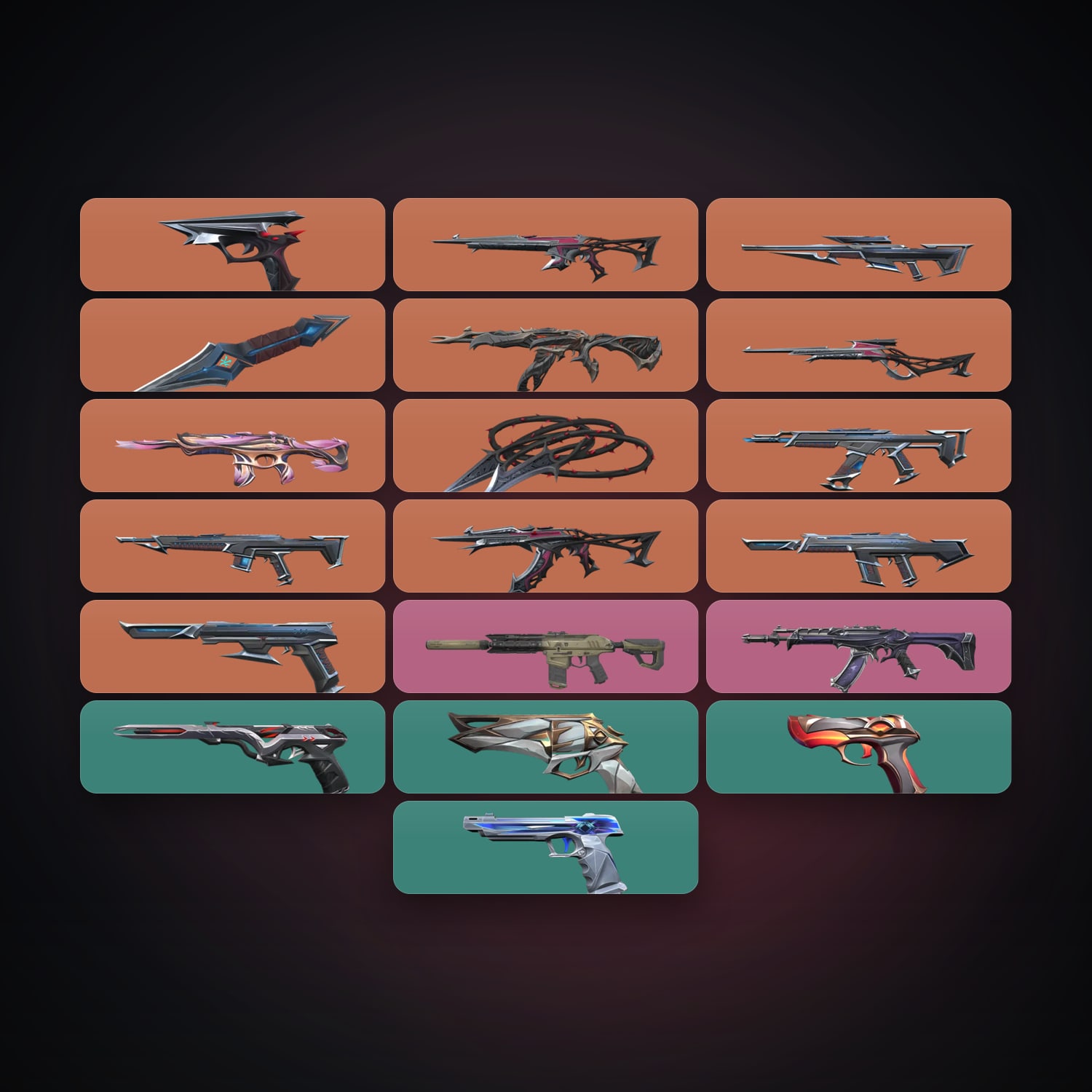 AP Silver 2 locker — 2 knives, 19 skins, lvl 95 — HabibiAccounts