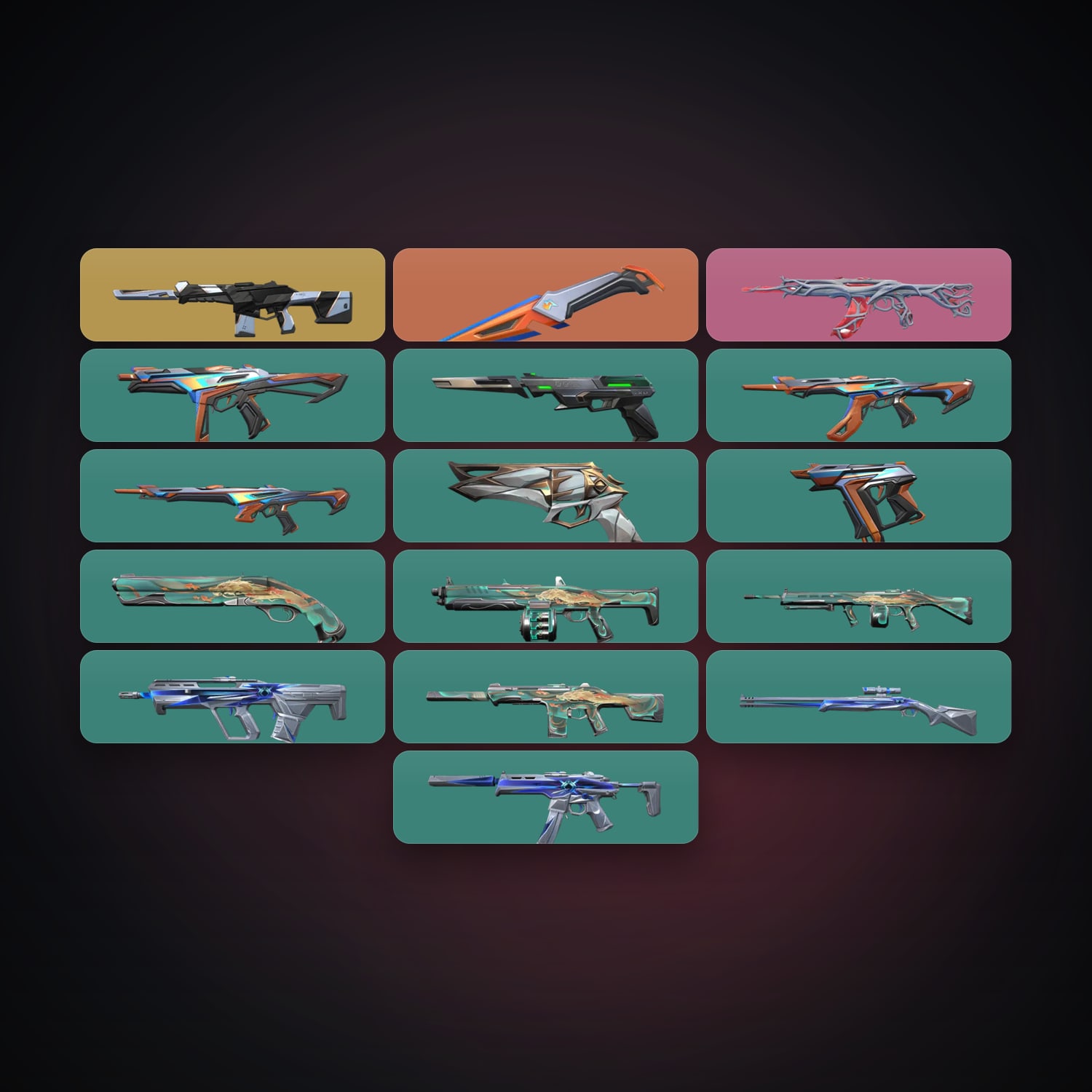 AP Silver 2 locker — 1 knives, 17 skins, lvl 75 — HabibiAccounts