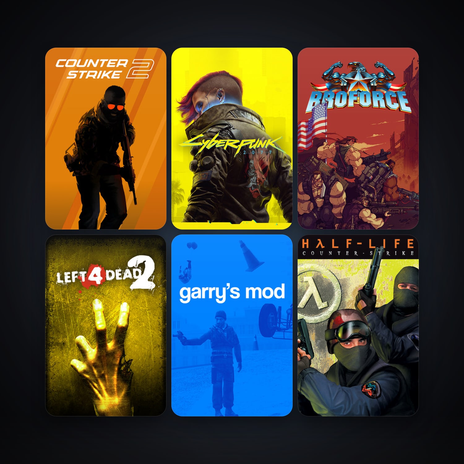 Counter-Strike + Counter-Strike: Source, 23 games, clean — HabibiAccounts
