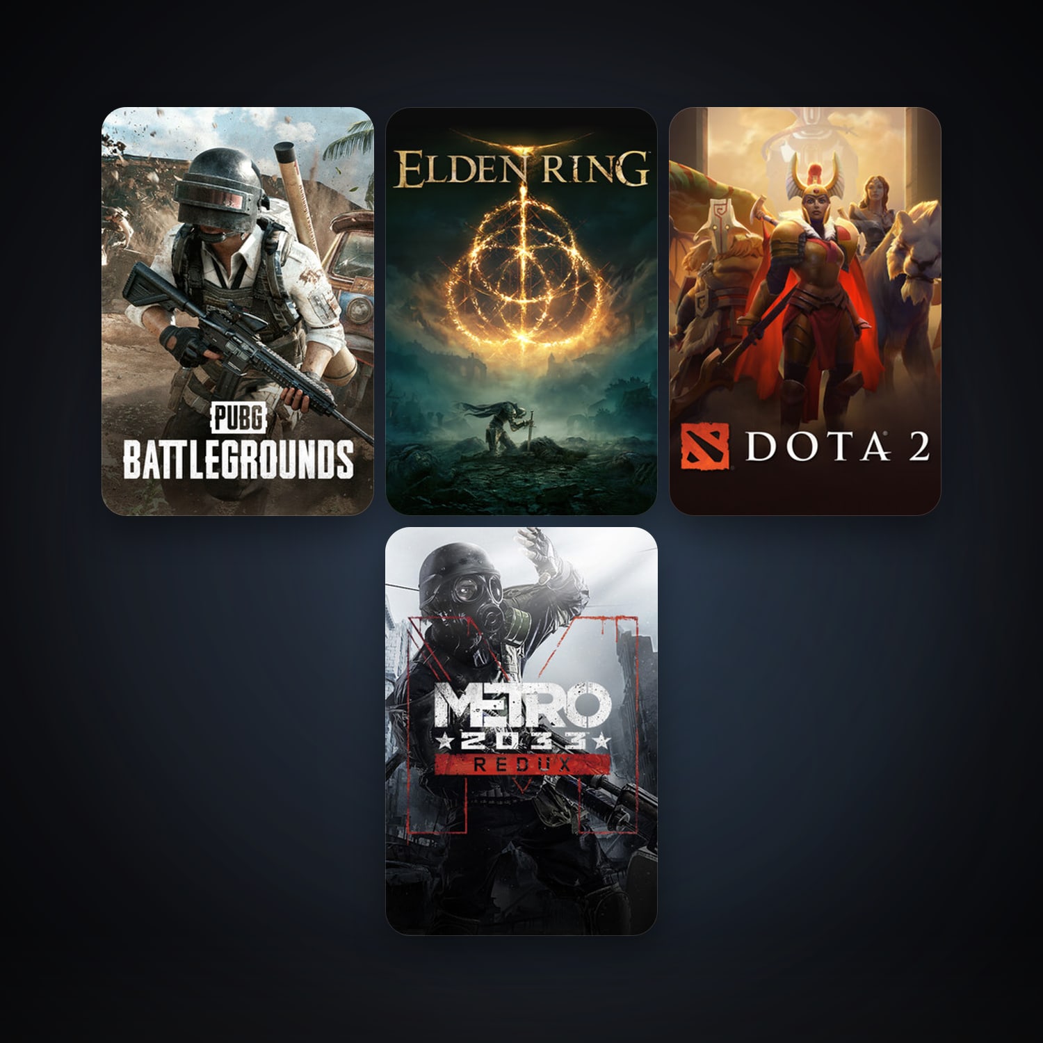 Dota 2 + Metro 2033 Redux, 9 games, clean — HabibiAccounts