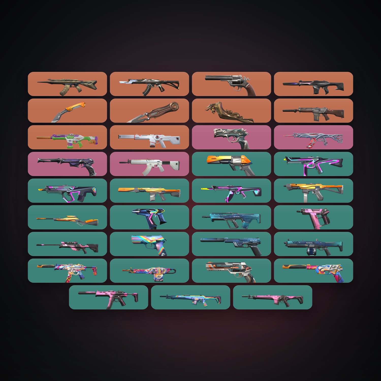 NA Silver 1 locker — 3 knives, 37 skins, lvl 139 — HabibiAccounts