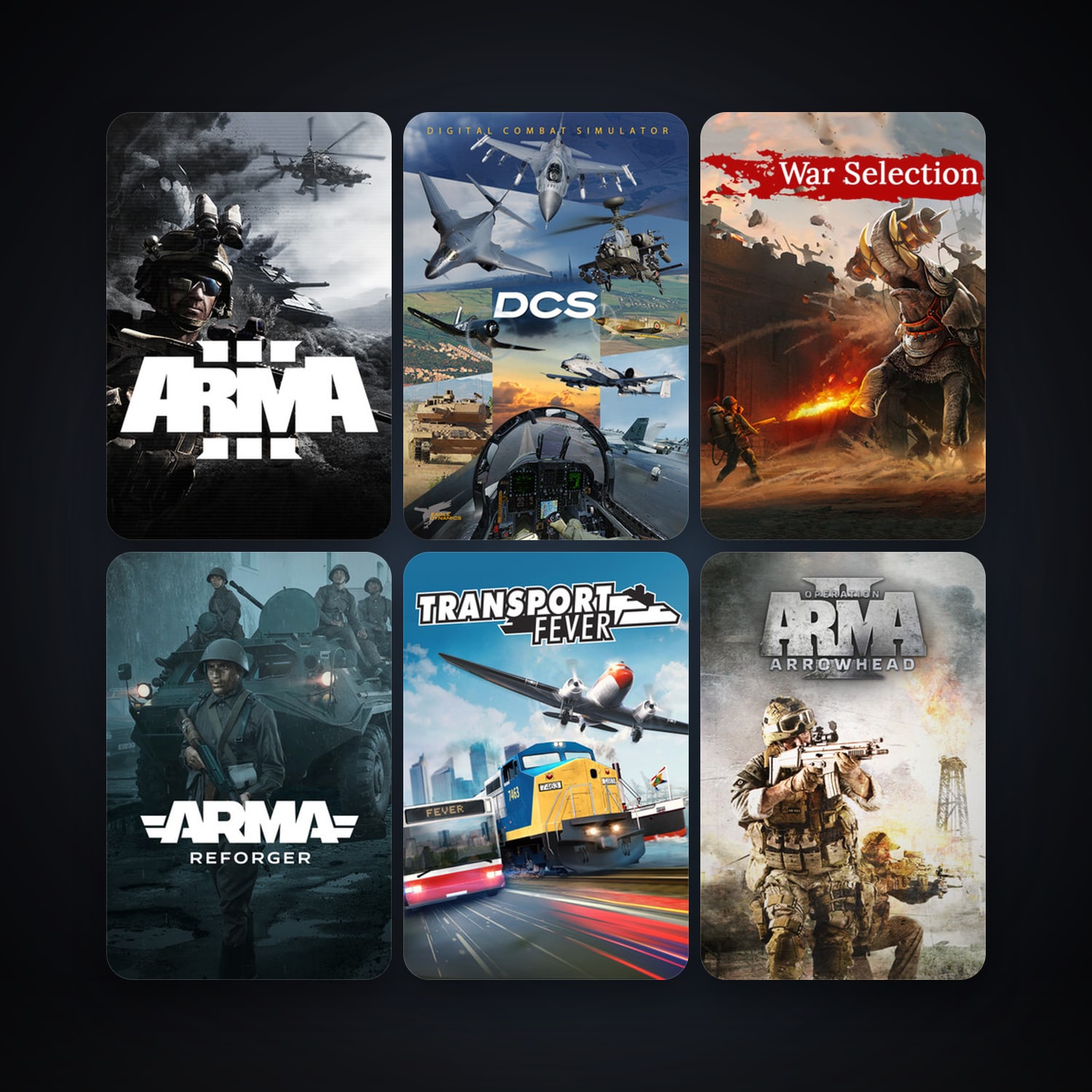 Arma 2: Operation Arrowhead + Arma 3, 74 games, clean — HabibiAccounts
