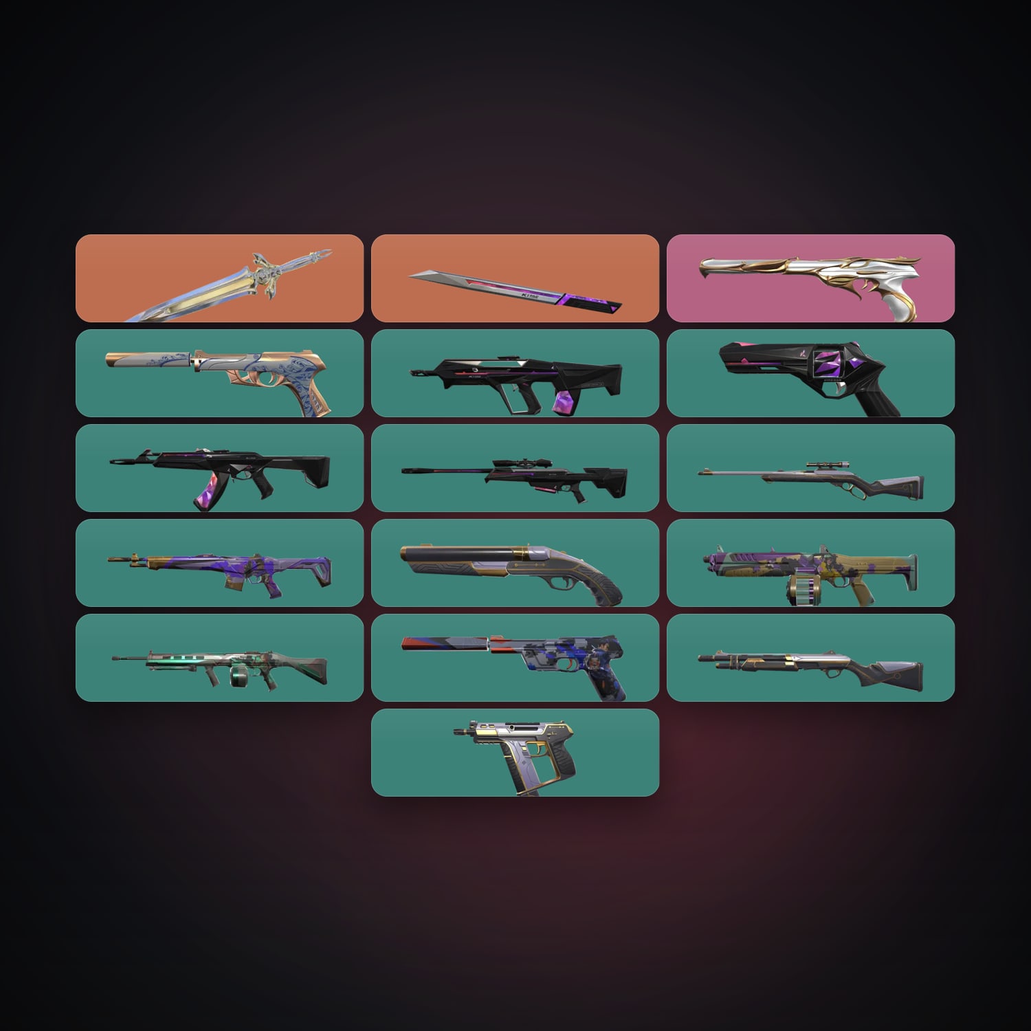 AP Silver 1 locker — 2 knives, 16 skins, lvl 107 — HabibiAccounts