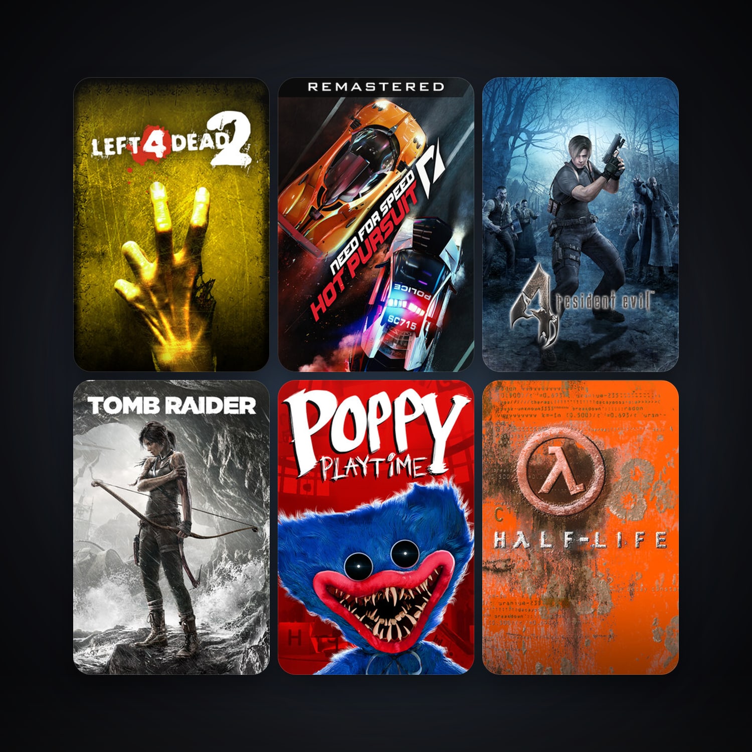 Half-Life + Left 4 Dead, 24 games, clean — HabibiAccounts