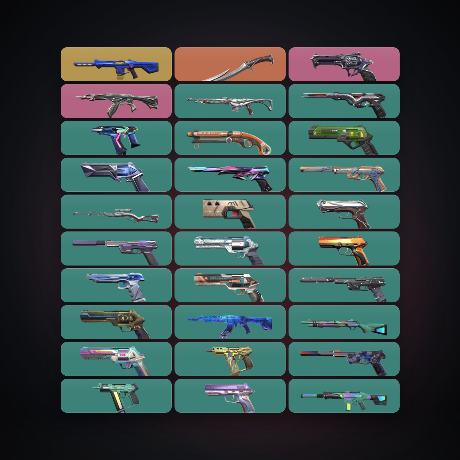 AP Plat 1 locker — 1 knives, 44 skins, lvl 435 — HabibiAccounts