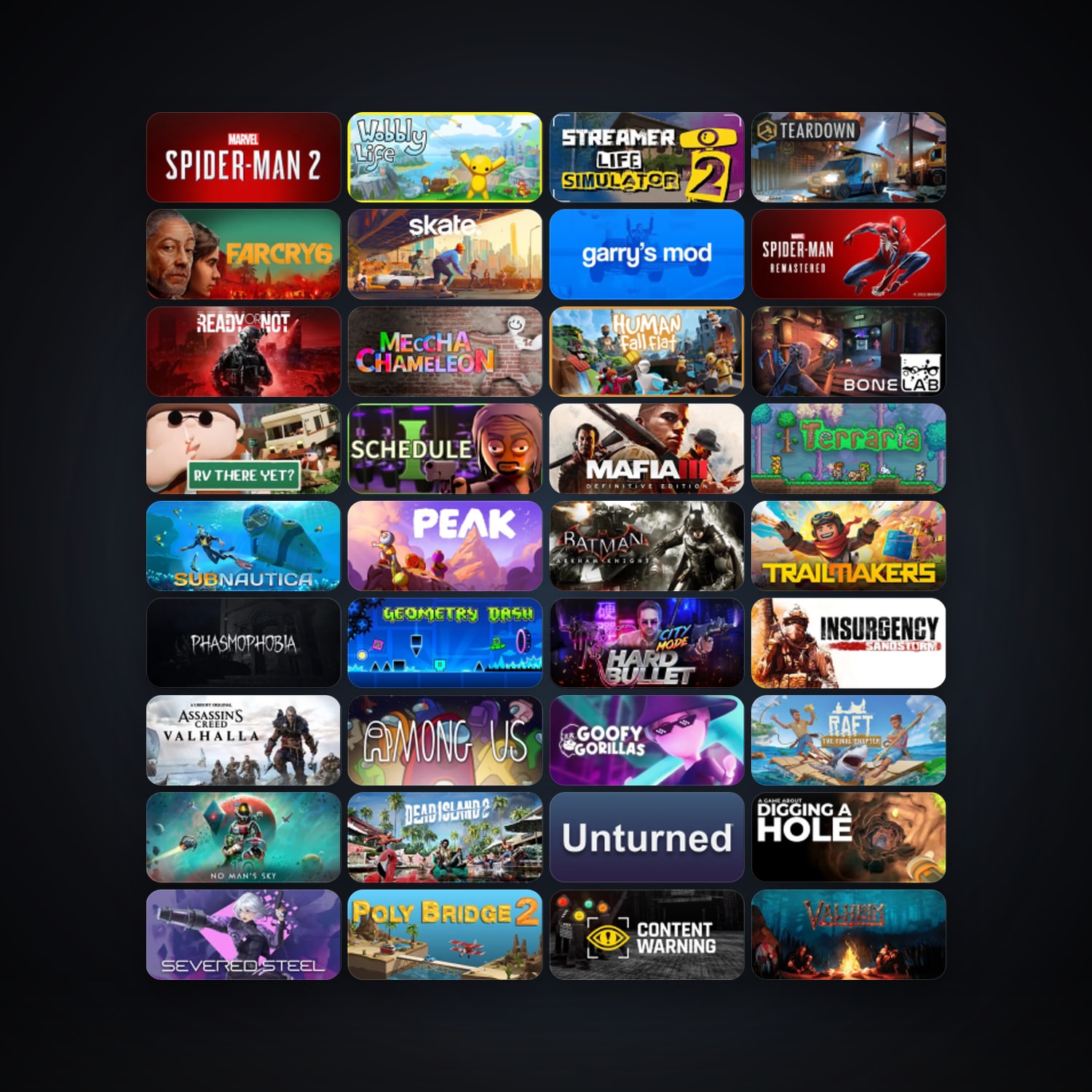 Portal 2 + Garry's Mod, 112 games, Steam 10, clean — HabibiAccounts