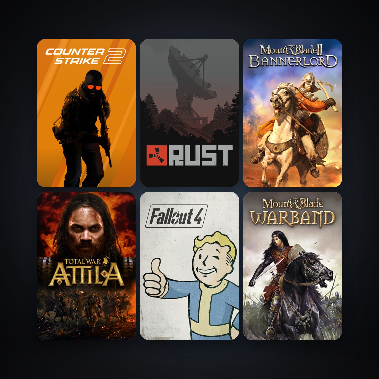 CS2 Prime + Mount & Blade, 39 games, clean — HabibiAccounts