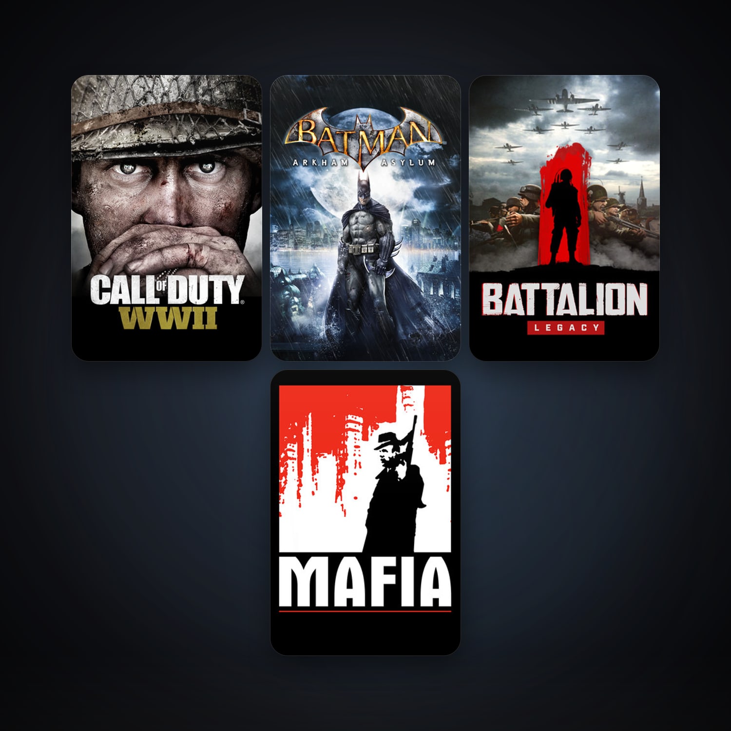 Free CS2 (No Prime) + Batman: Arkham Asylum Game of the Year Edition, 10 games, clean — HabibiAccounts
