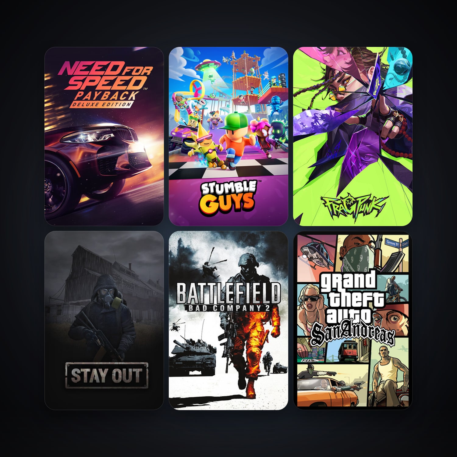 Steam account: Grand Theft Auto: Vice City + Grand Theft Auto: San Andreas, 21 games, clean — HabibiAccounts