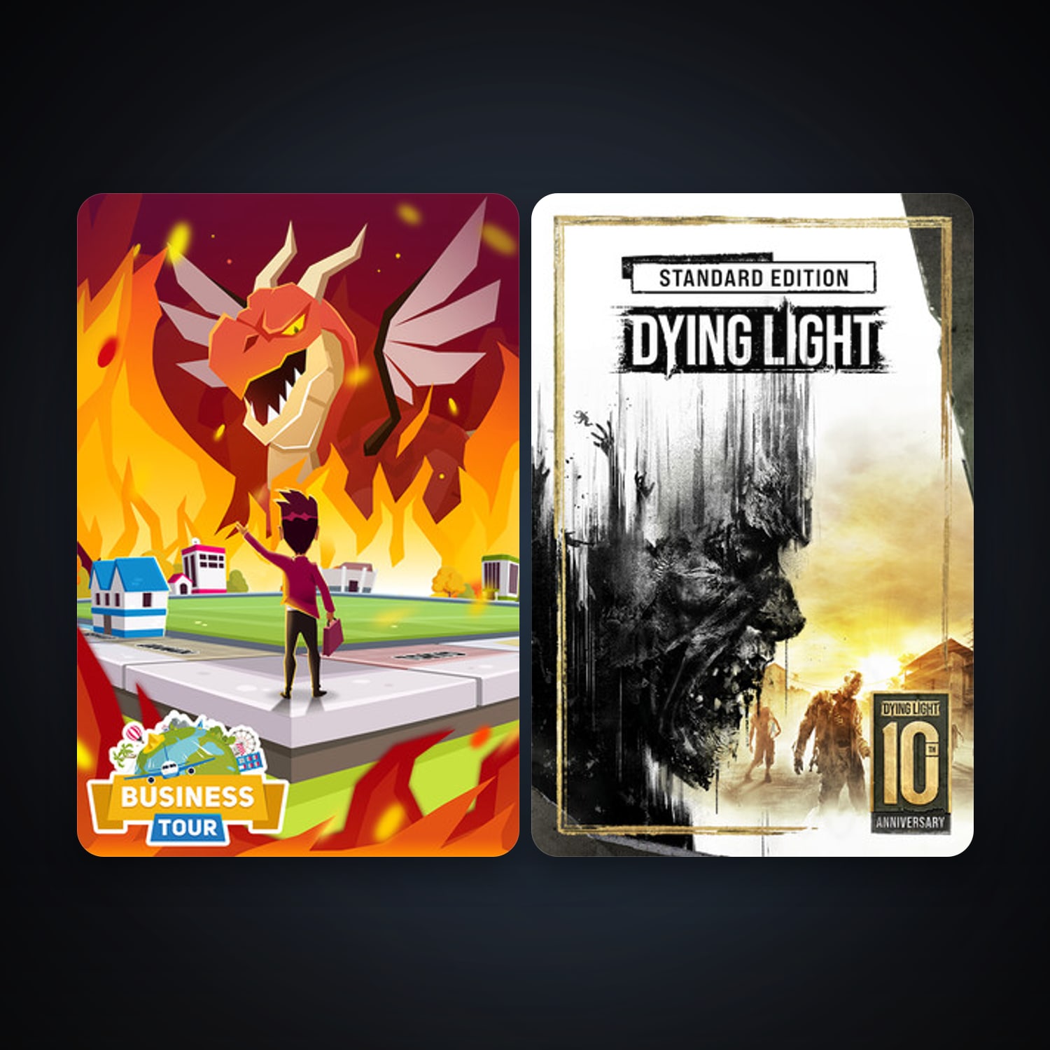 Dying Light + Business Tour - Board Game with Online Multiplayer, 2 games, clean — HabibiAccounts