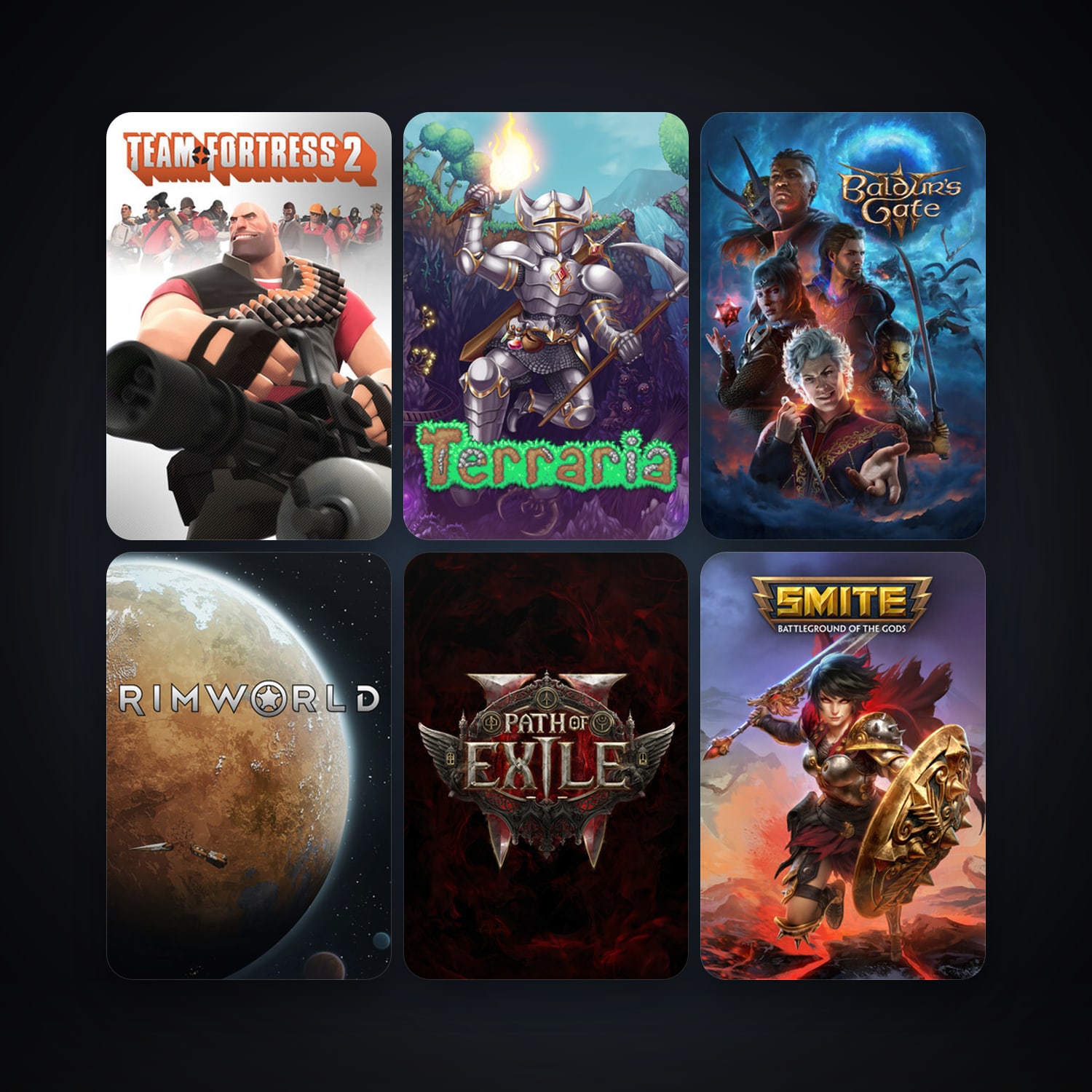Team Fortress 2 + Borderlands 2, 86 games, Steam 11, clean — HabibiAccounts