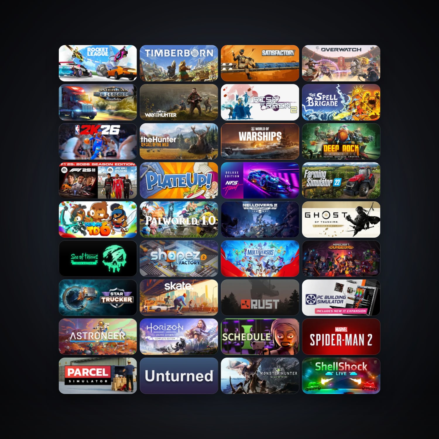 Rocket League + American Truck Simulator, 177 games, clean — HabibiAccounts