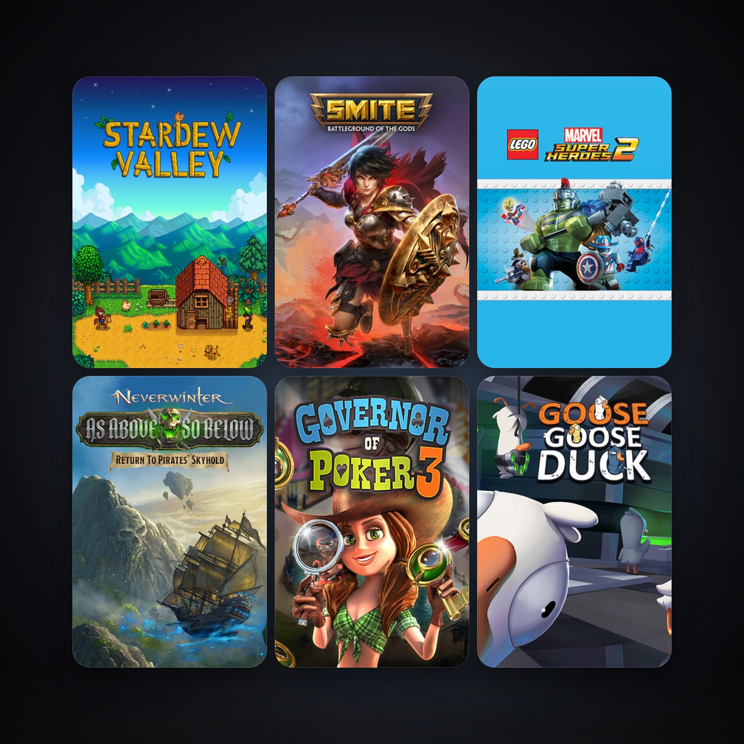 Neverwinter + Hero Siege, 38 games, clean — HabibiAccounts