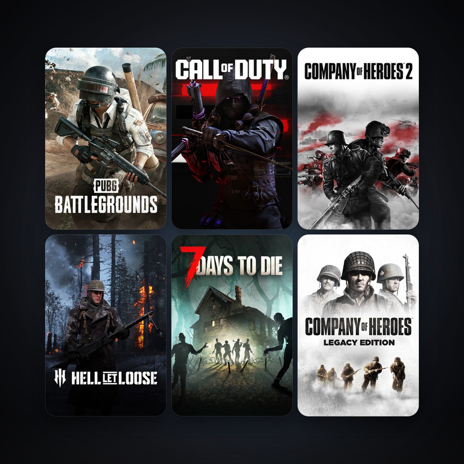 Company of Heroes + Call of Duty: Modern Warfare 3 - Multiplayer, 80 games, Steam 11, clean — HabibiAccounts