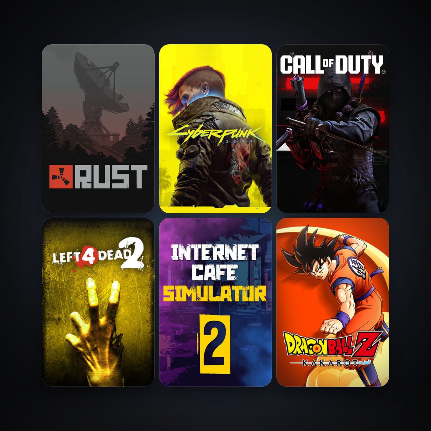 Left 4 Dead 2 + Rust, 35 games, clean — HabibiAccounts