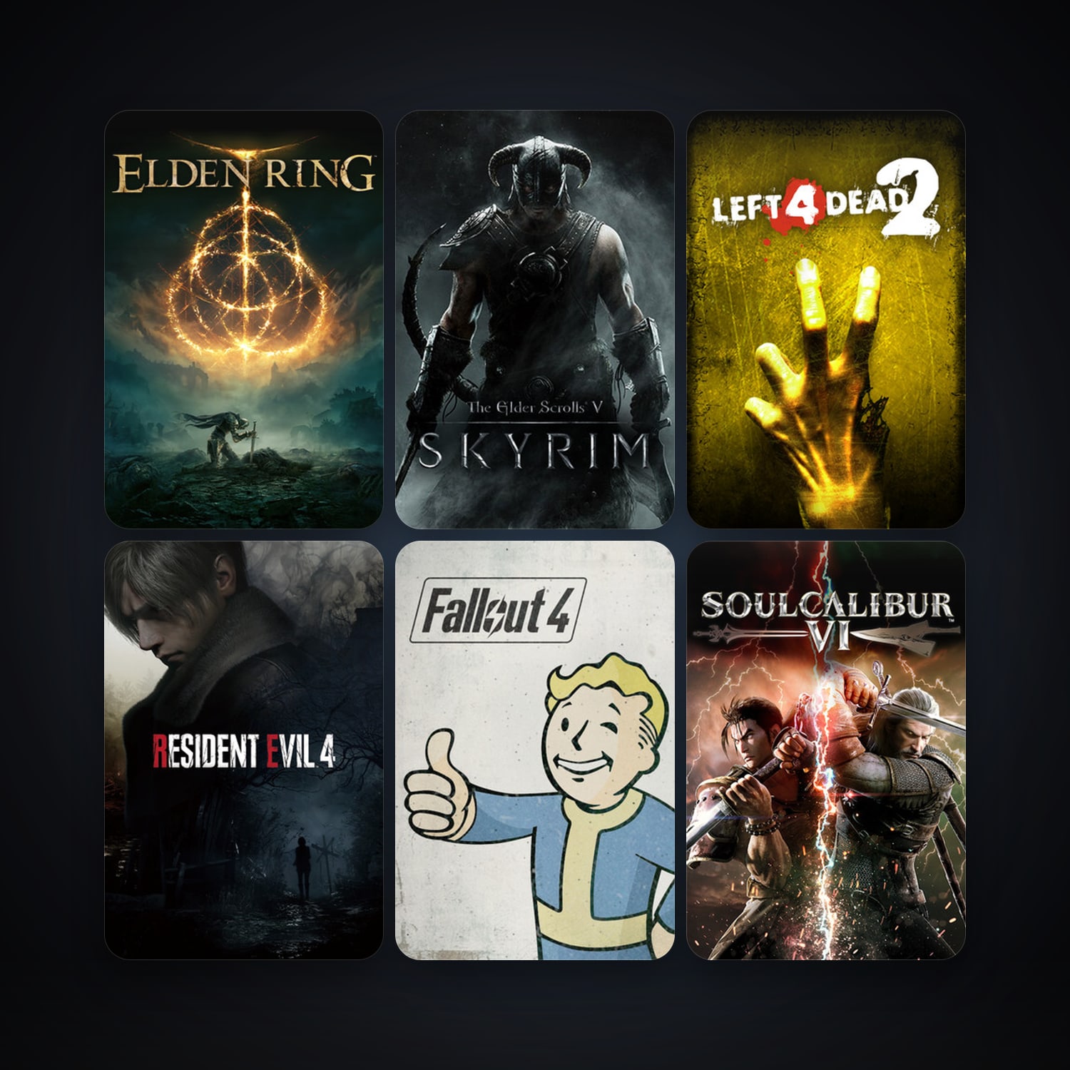 Left 4 Dead 2 + The Elder Scrolls V: Skyrim, 59 games, clean — HabibiAccounts