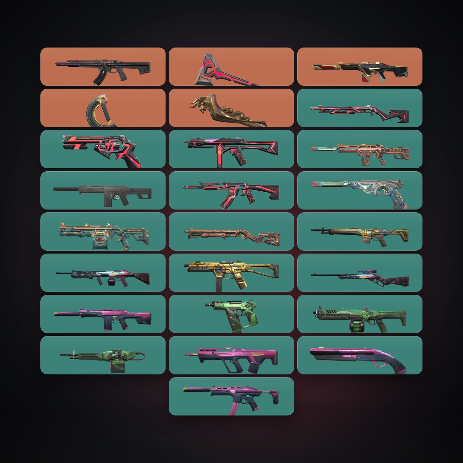 EU Plat 1 locker — 3 knives, 27 skins, lvl 69 — HabibiAccounts