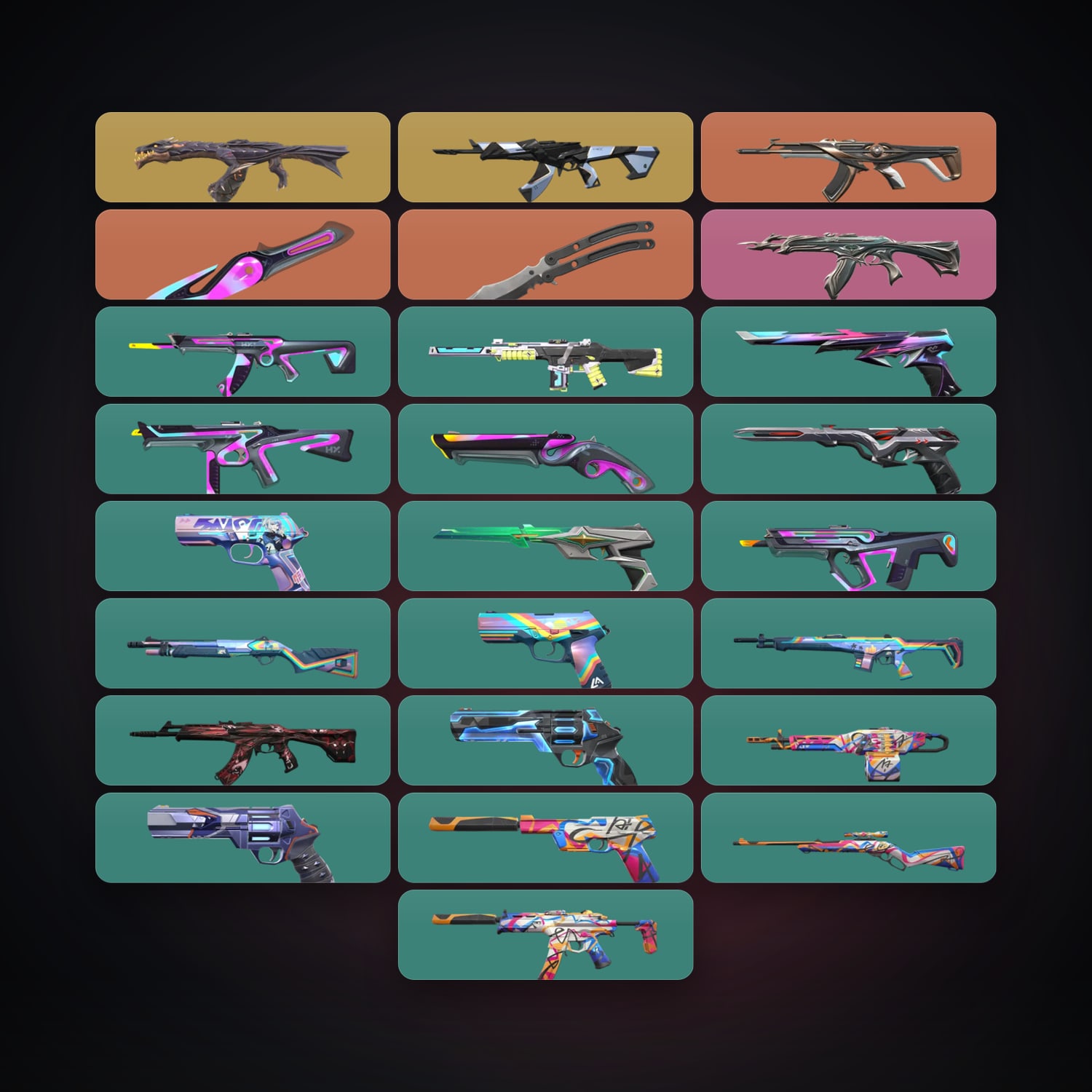 EU Plat 2 locker — 2 knives, 26 skins, lvl 154 — HabibiAccounts