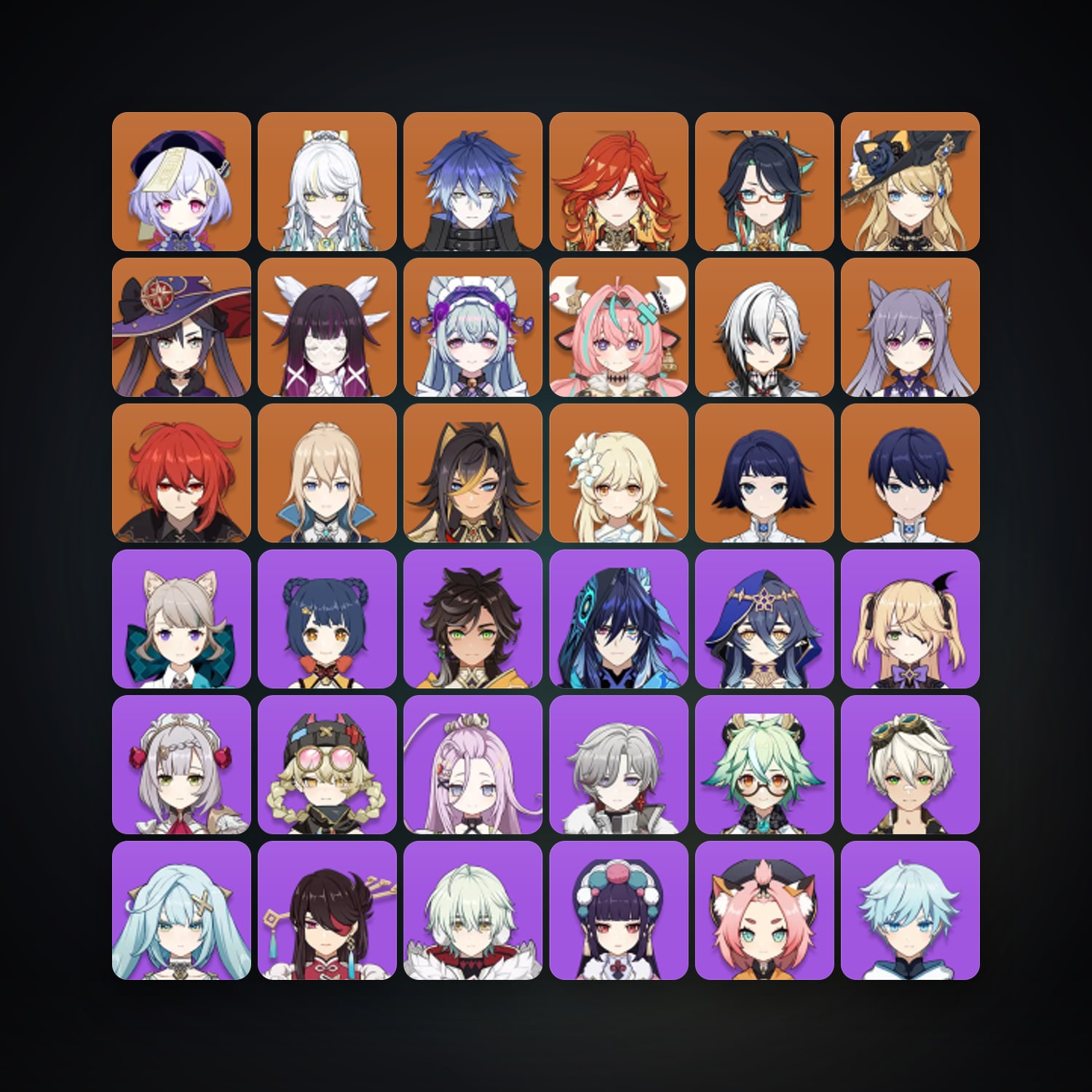 Genshin Impact | AR 58 | 56 Chars | 15× 5★ — Genshin / miHoYo Account — HabibiAccounts
