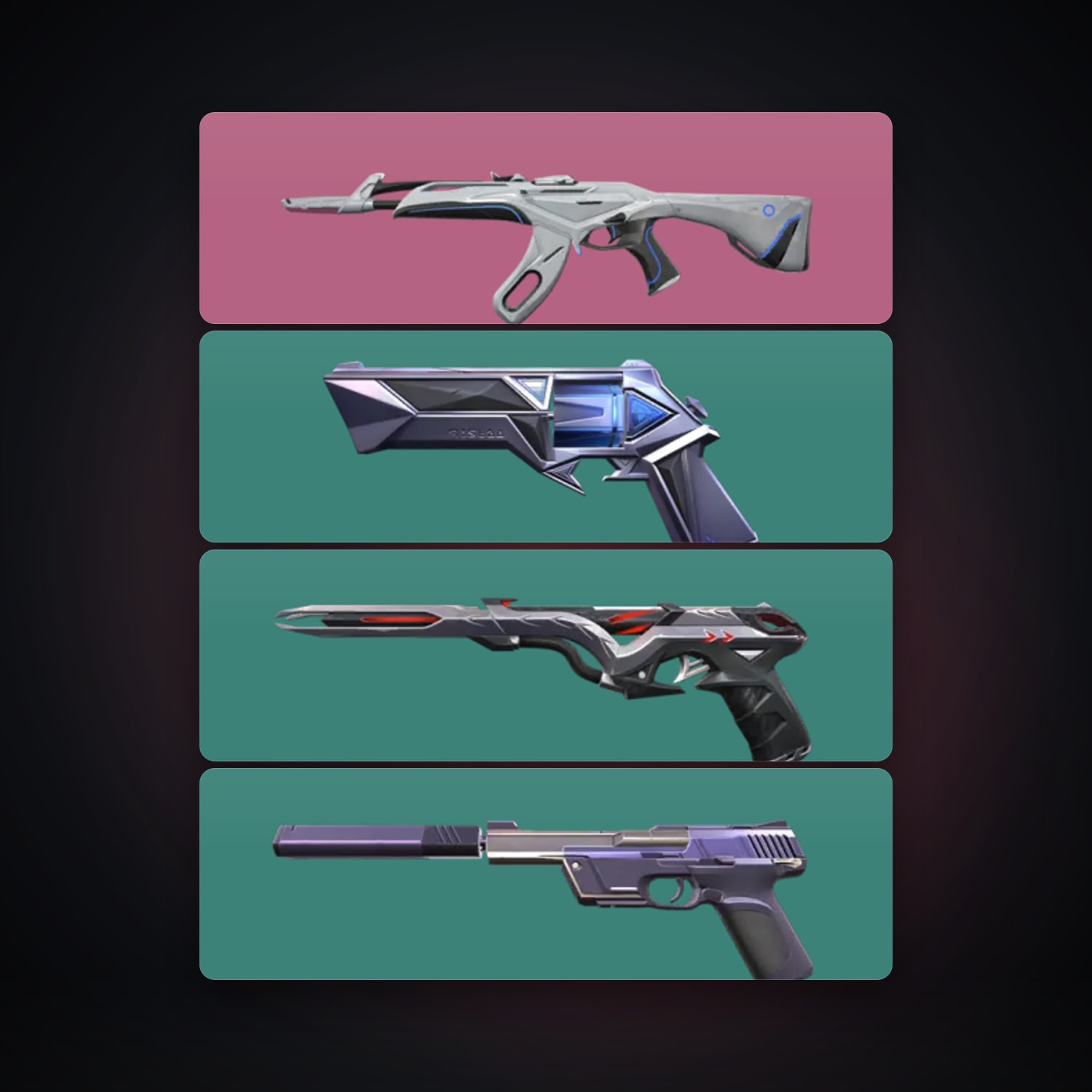 AP Silver 2 locker — 4 skins, lvl 106 — HabibiAccounts