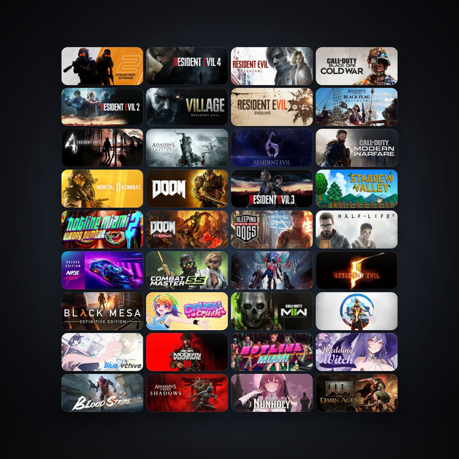 Steam 172 games, clean — HabibiAccounts