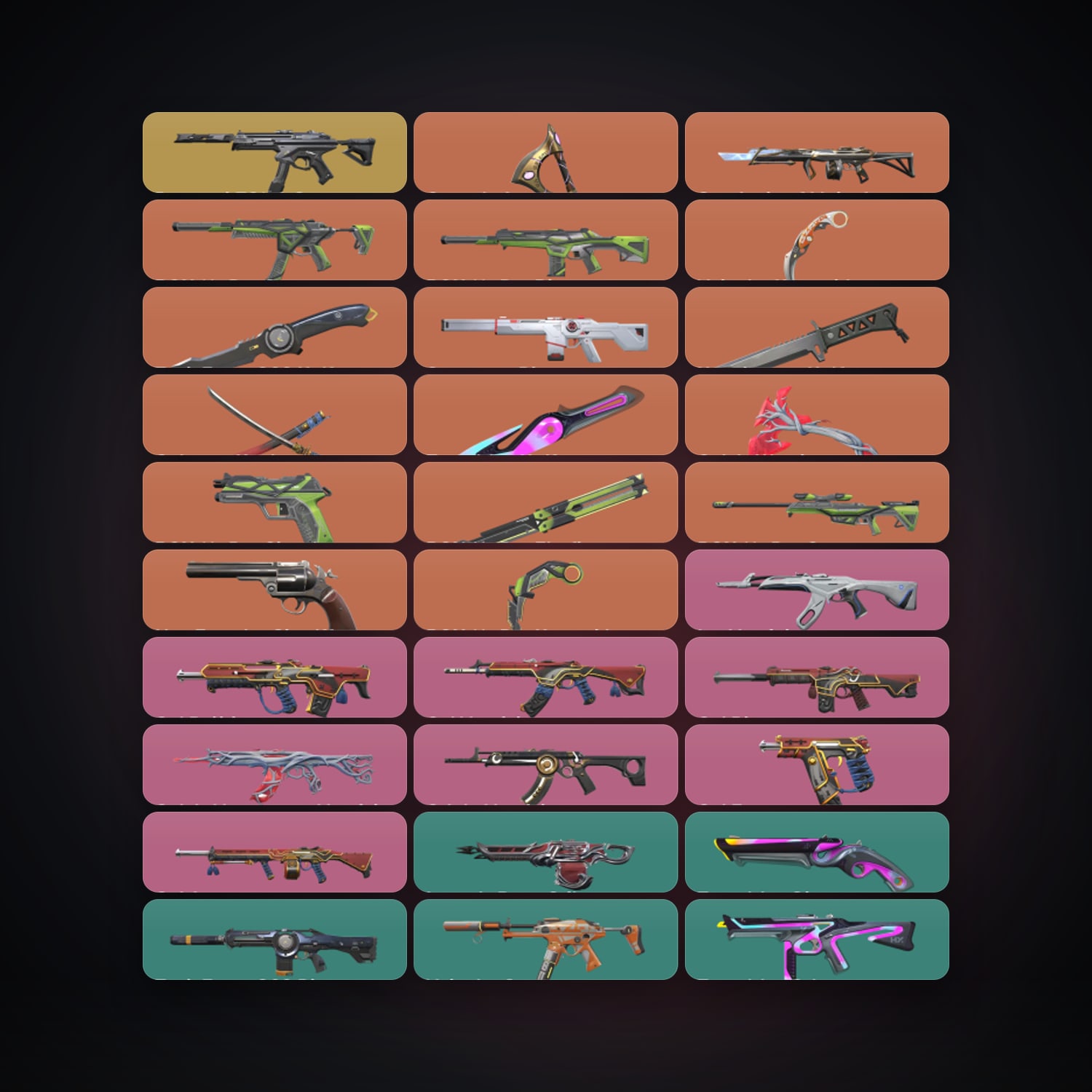 AP Gold 2 locker — 9 knives, 98 skins, lvl 306 — HabibiAccounts