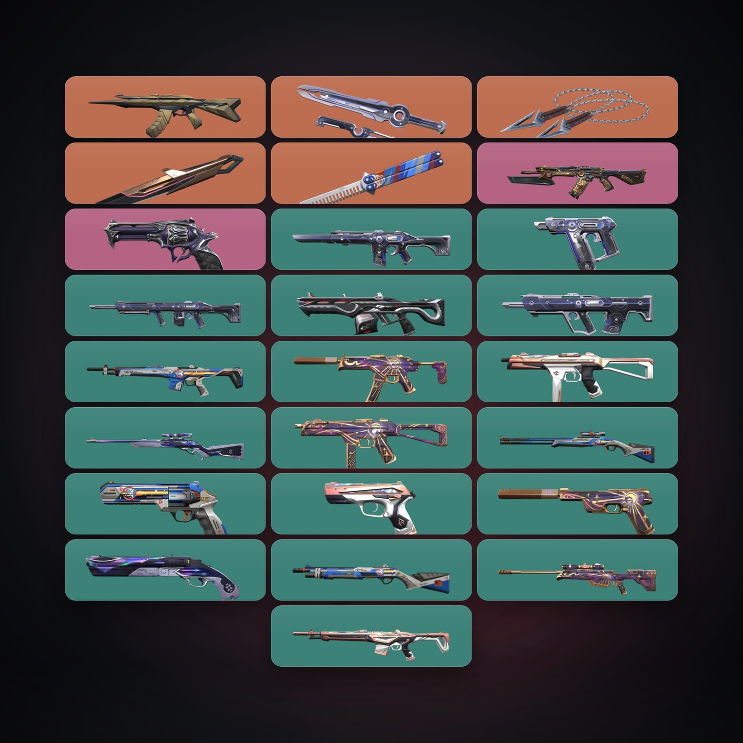 EU Silver 1 locker — 4 knives, 25 skins, lvl 30 — HabibiAccounts