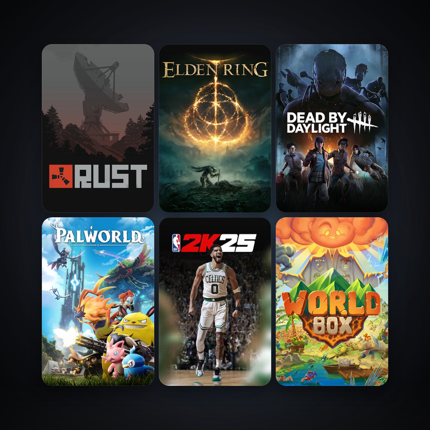 Rust + Dead by Daylight, 71 games, Steam 14, clean — HabibiAccounts