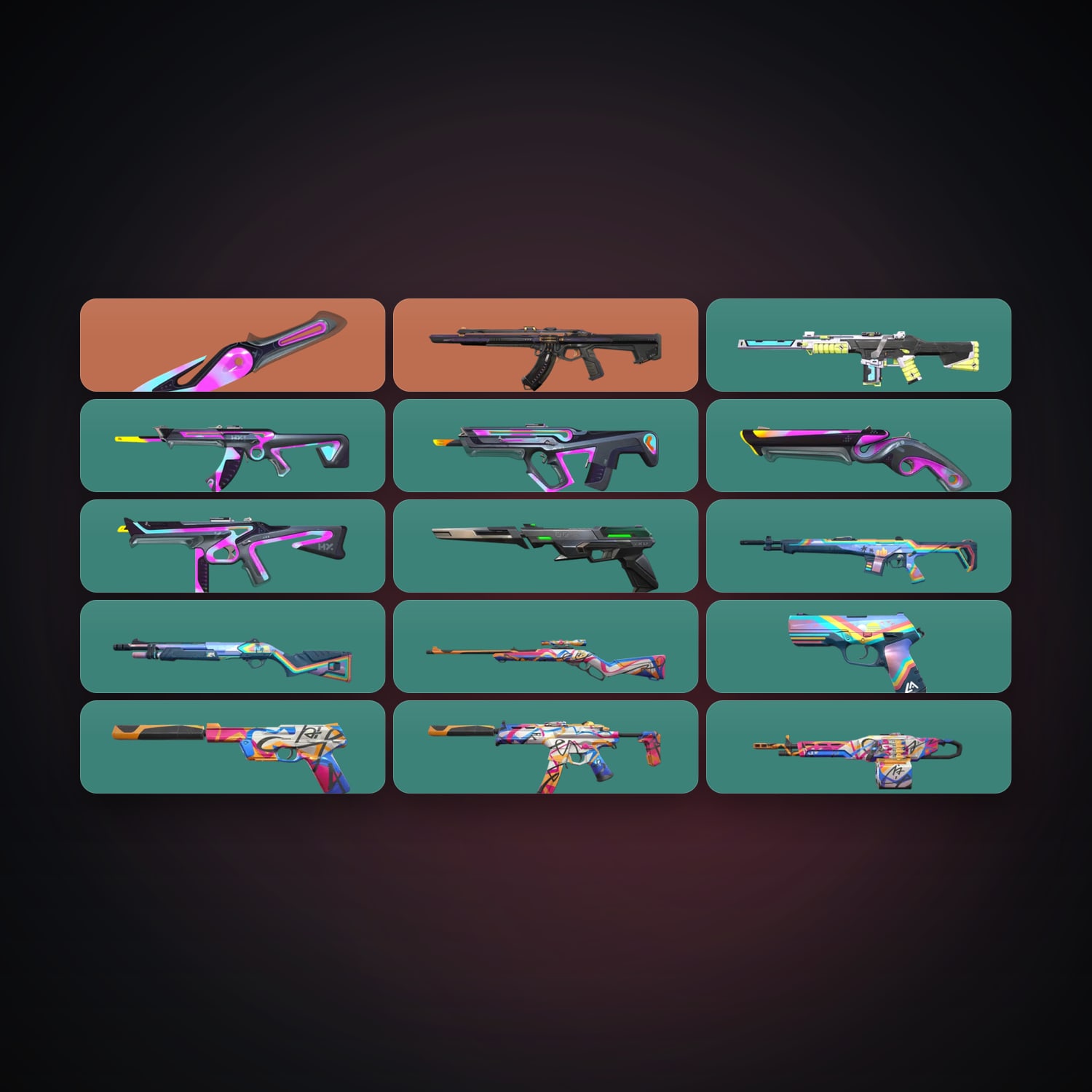 EU Plat 1 locker — 1 knives, 15 skins, lvl 90 — HabibiAccounts