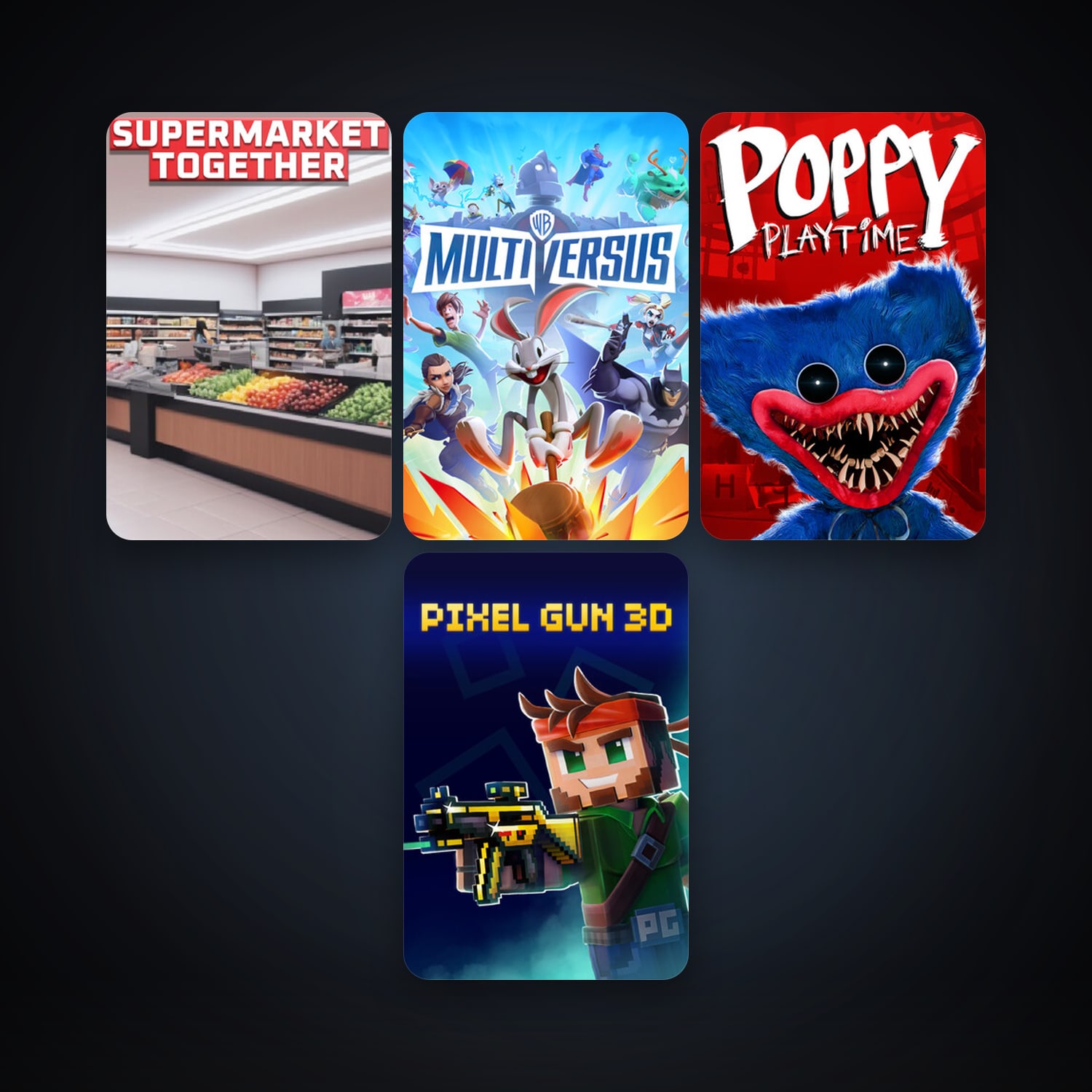 Rec Room + Poppy Playtime, 13 games, clean — HabibiAccounts