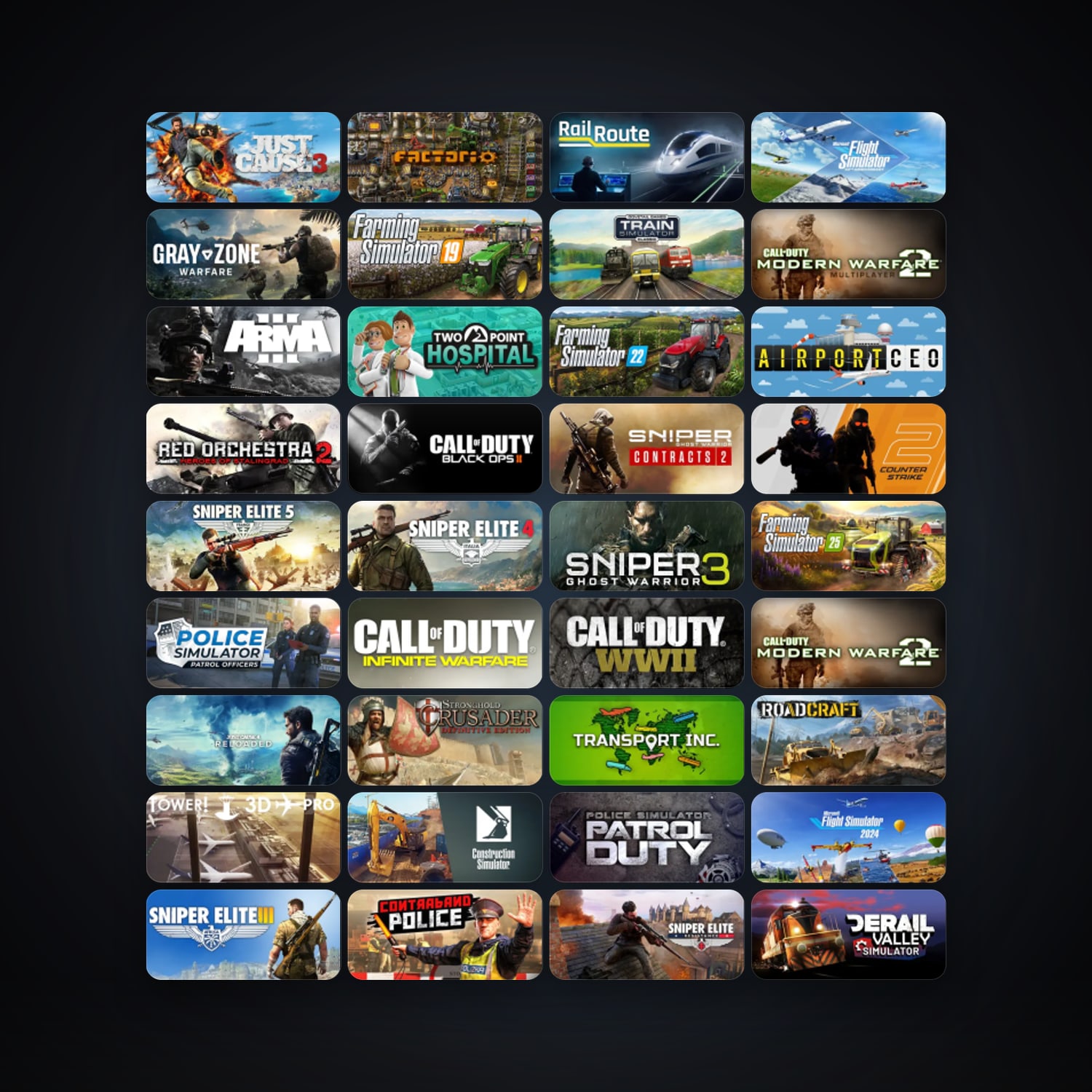Steam 164 games, Steam 10, clean — HabibiAccounts