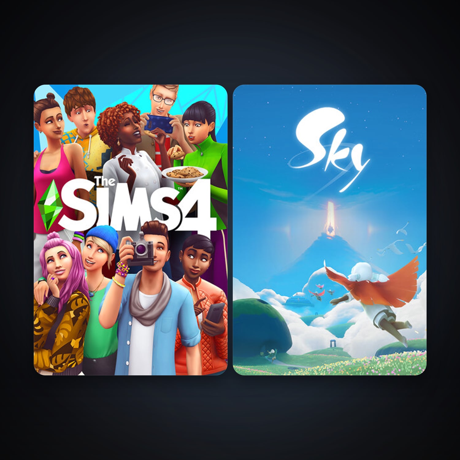 The Sims 4 + Sky: Children of the Light, 2 games, clean — HabibiAccounts