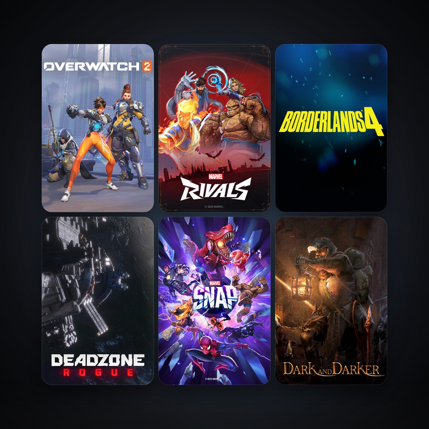 Gunfire Reborn + Borderlands 4, 13 games, clean — HabibiAccounts