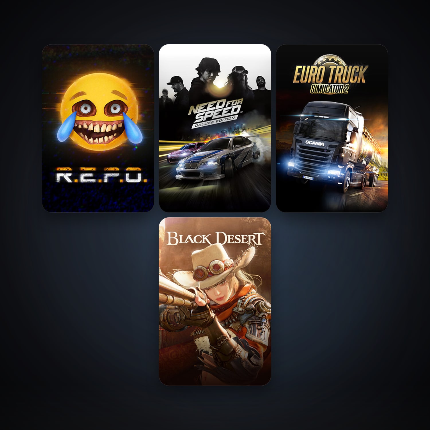 Euro Truck Simulator 2 + Counter-Strike Nexon: Studio, 23 games, clean — HabibiAccounts