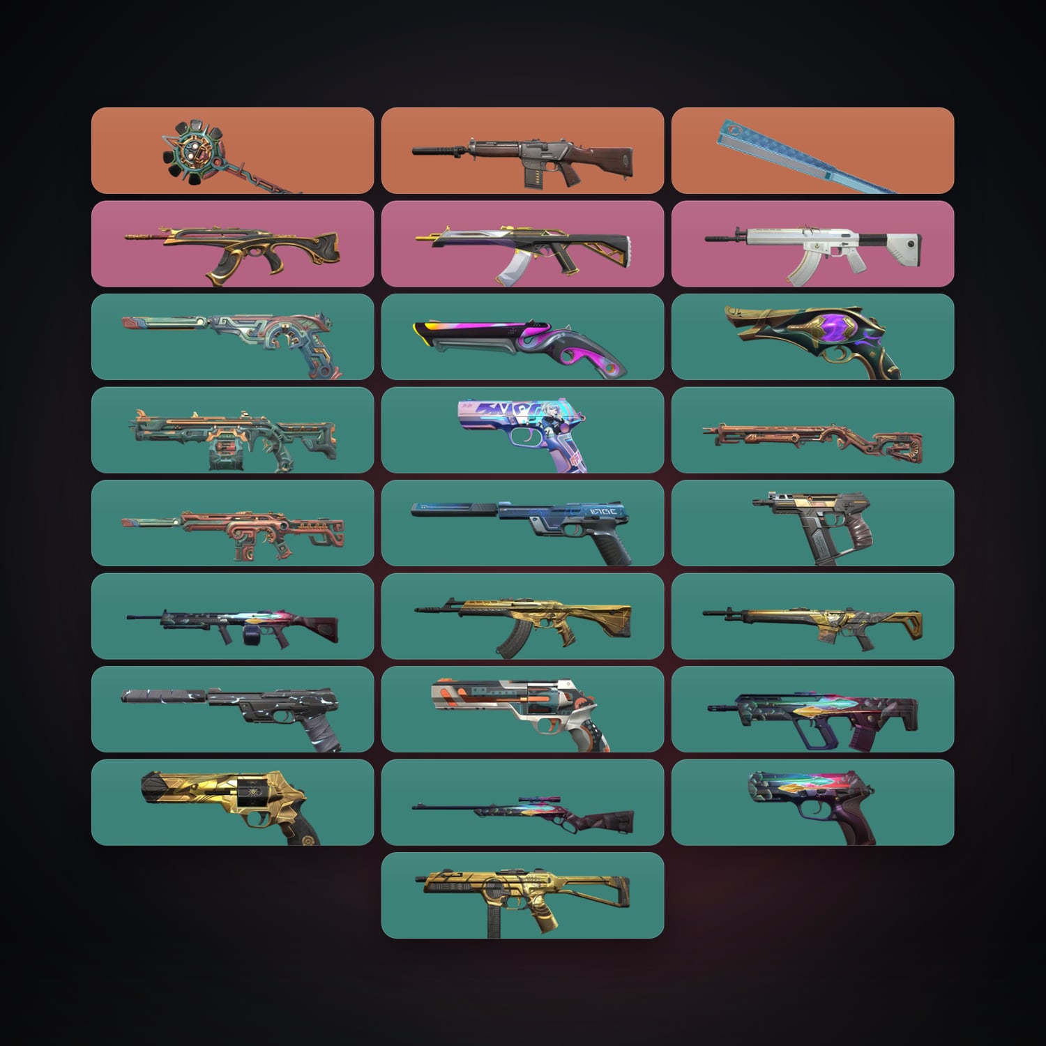AP Silver 3 locker — 2 knives, 26 skins, lvl 196 — HabibiAccounts