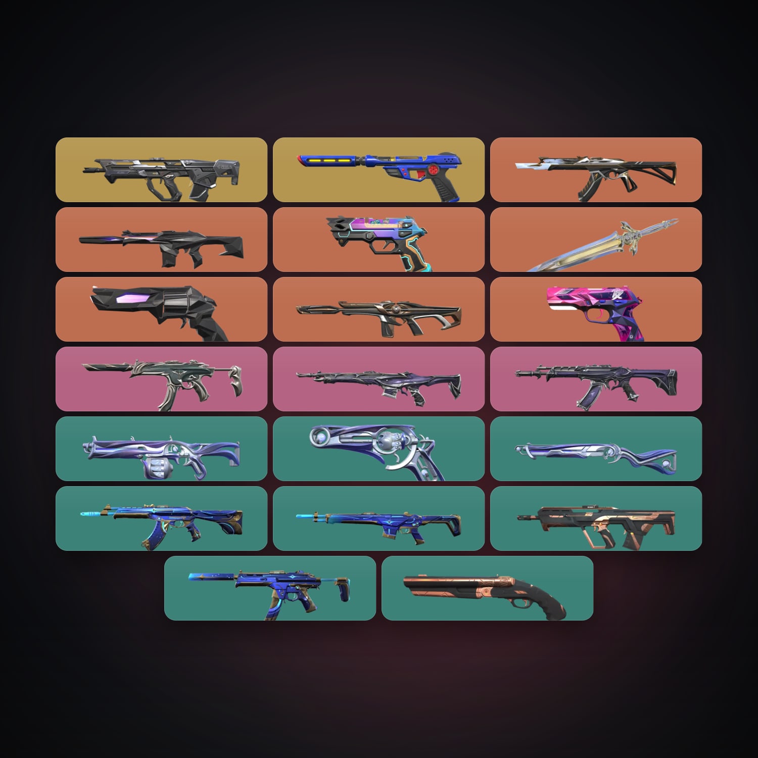 AP Silver 1 locker — 1 knives, 21 skins, lvl 99 — HabibiAccounts