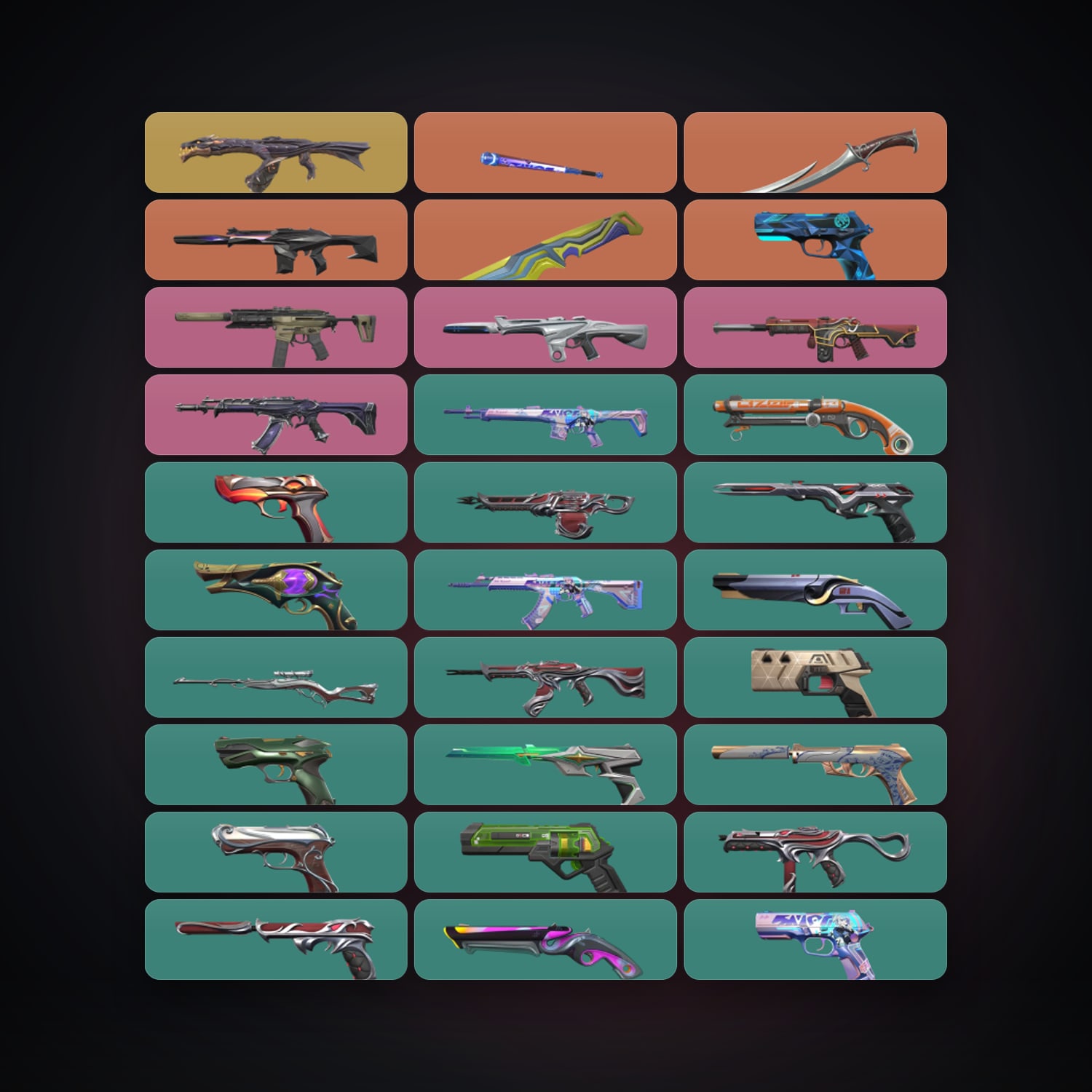 AP Gold 3 locker — 3 knives, 78 skins, lvl 492 — HabibiAccounts
