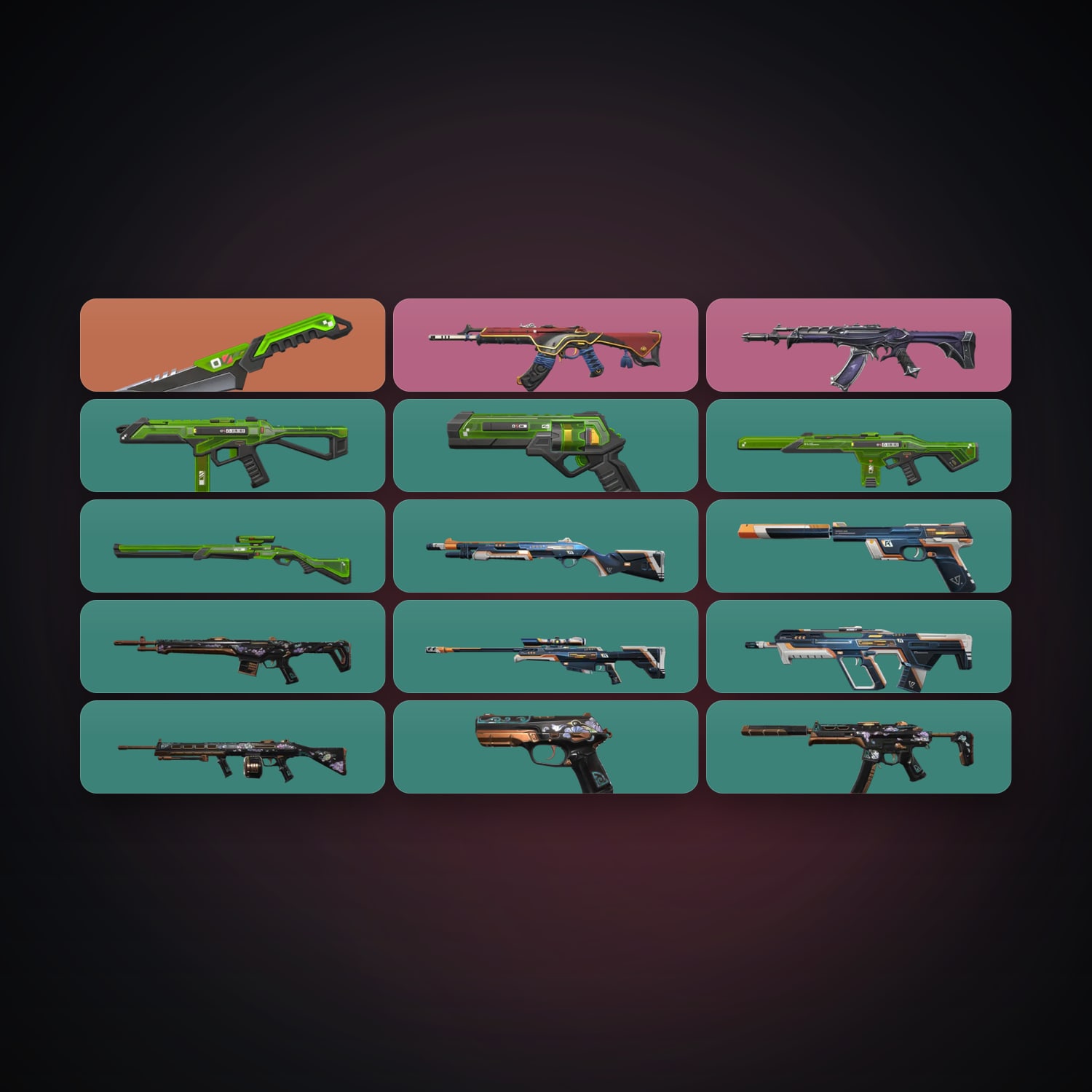 EU Bronze 1 locker — 1 knives, 15 skins, lvl 37 — HabibiAccounts