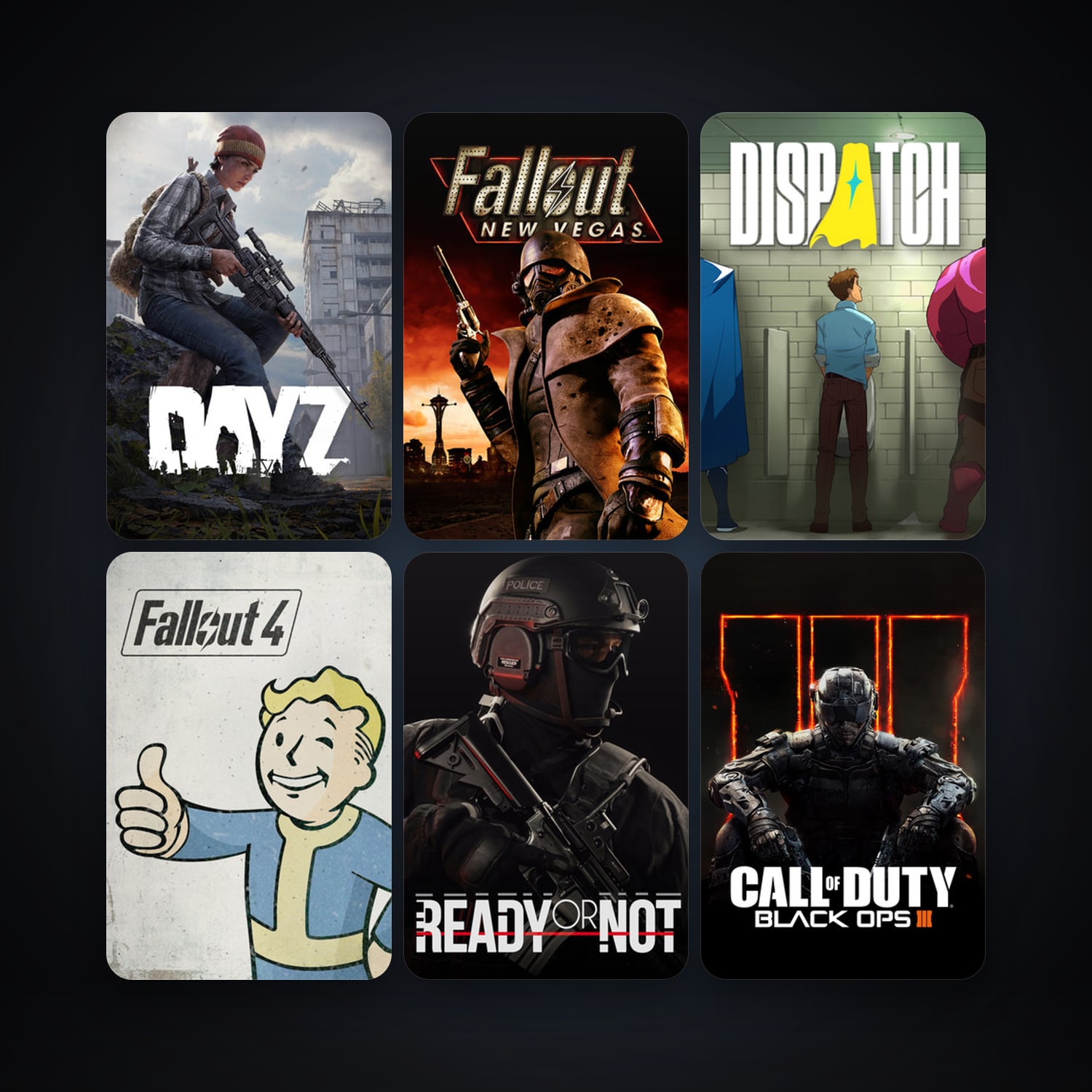 Fallout 3: Game of the Year Edition + Fallout: New Vegas, 12 games, clean — HabibiAccounts
