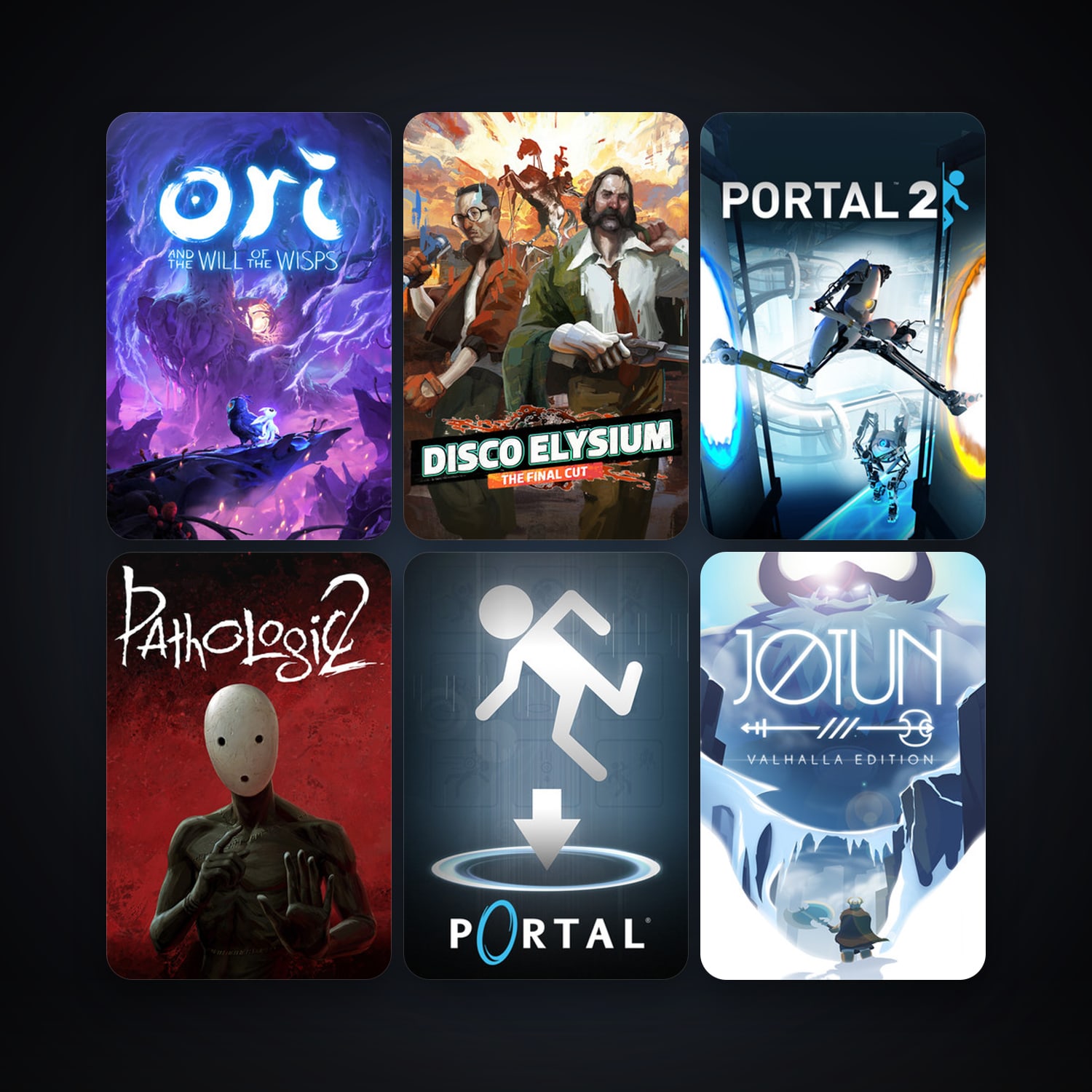 Portal + Portal 2, 13 games, clean — HabibiAccounts
