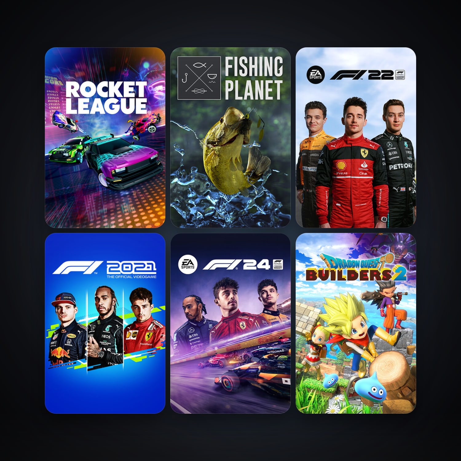Rocket League + Fishing Planet, 18 games, clean — HabibiAccounts