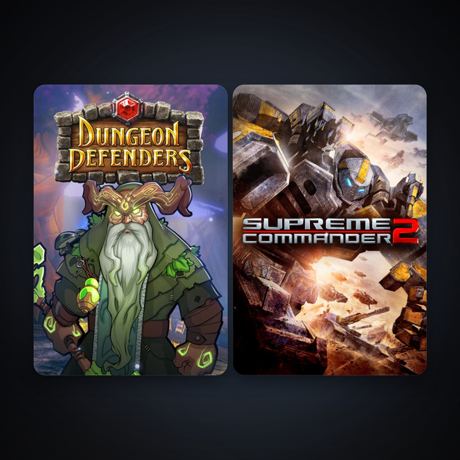 Supreme Commander 2 + Dungeon Defenders, 4 games, clean — HabibiAccounts