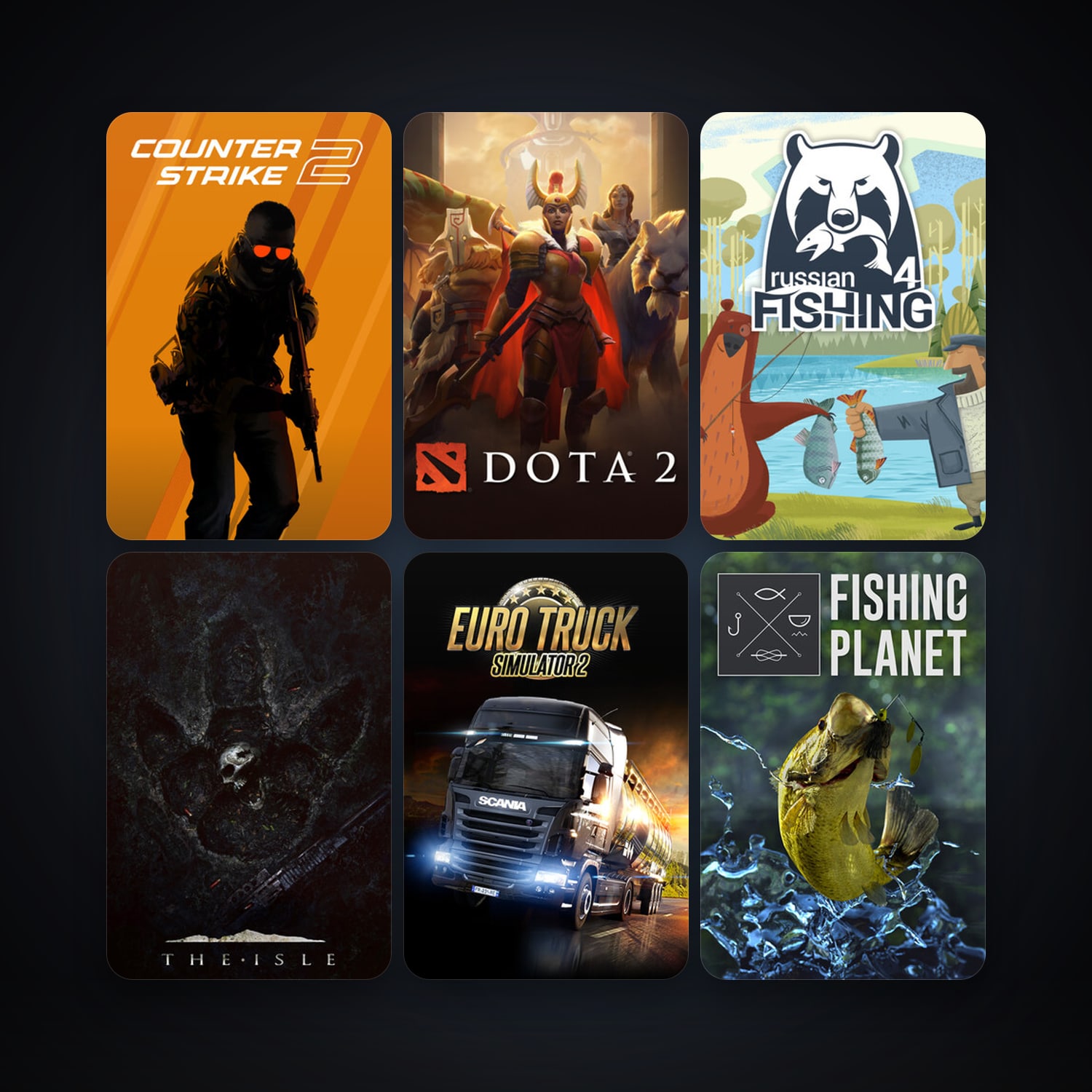 CS2 Prime + Euro Truck Simulator 2, 34 games, clean — HabibiAccounts