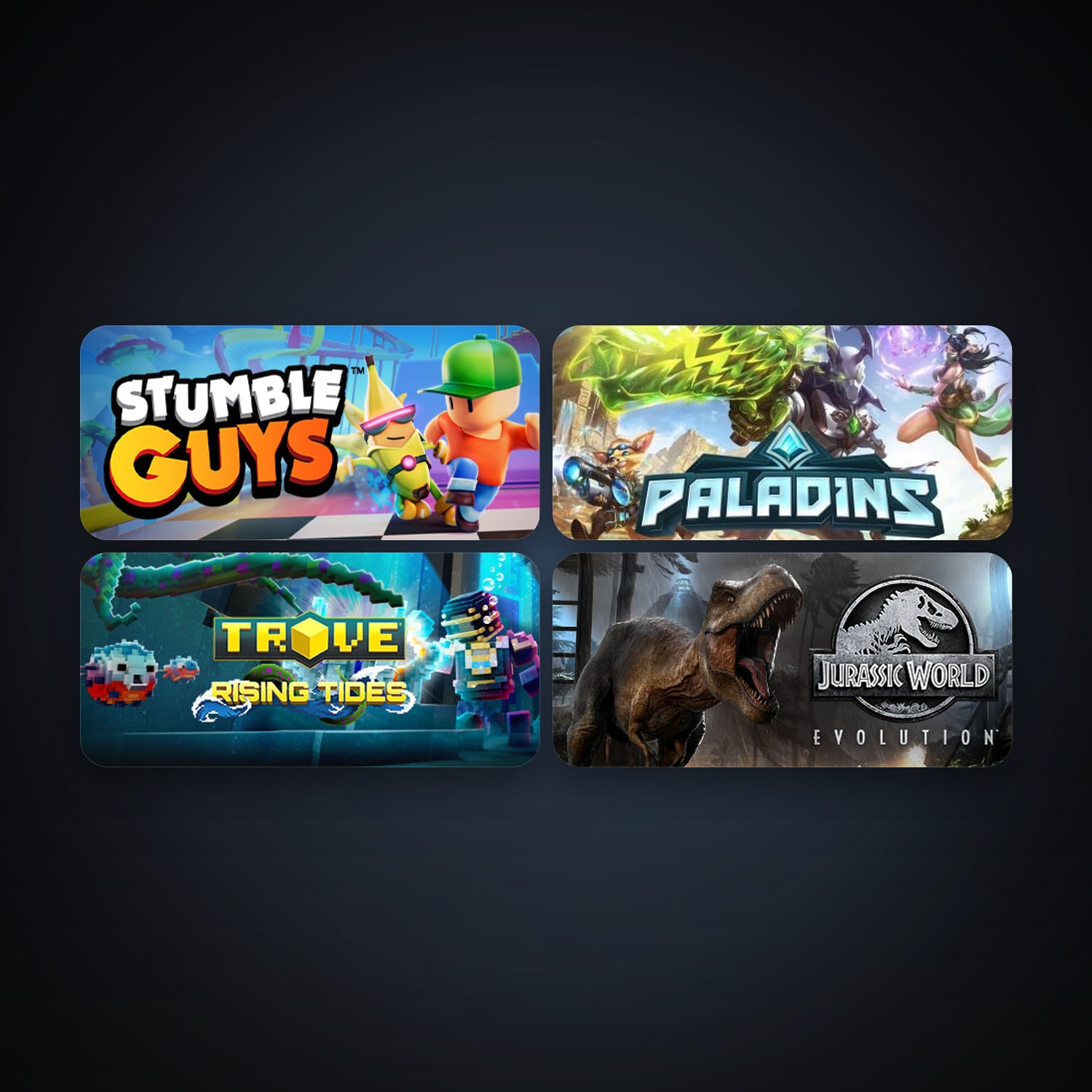 Trove + Paladins, 19 games, clean — HabibiAccounts