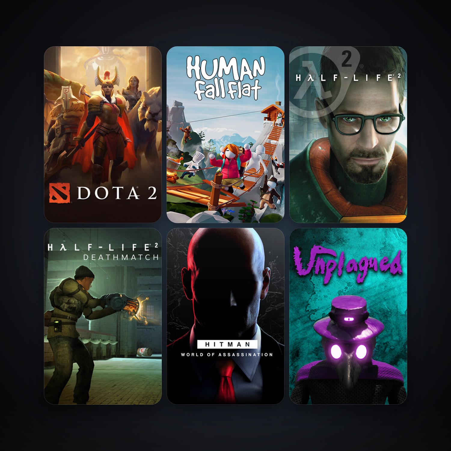 Half-Life 2 + Half-Life 2: Deathmatch, 16 games, clean — HabibiAccounts