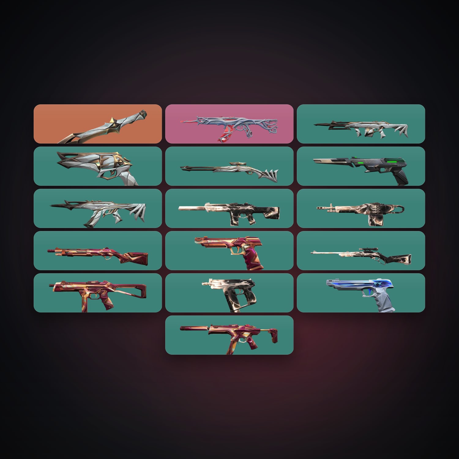 AP Diamond 1 locker — 1 knives, 16 skins, lvl 60 — HabibiAccounts